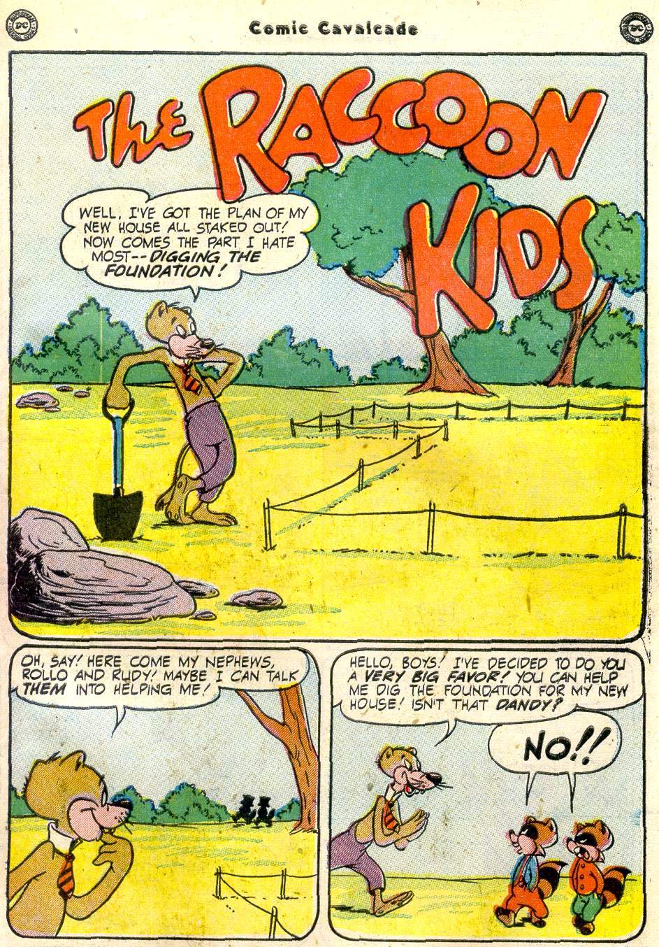 Read online Comic Cavalcade comic -  Issue #43 - 51