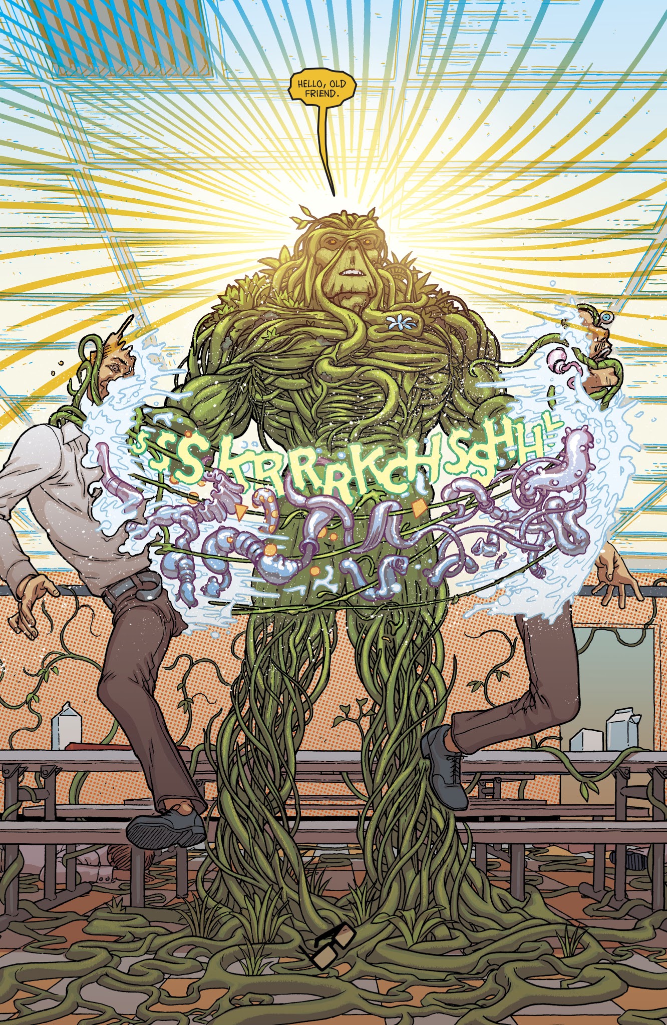 Read online Cave Carson Has a Cybernetic Eye/Swamp Thing Special comic -  Issue # Full - 13