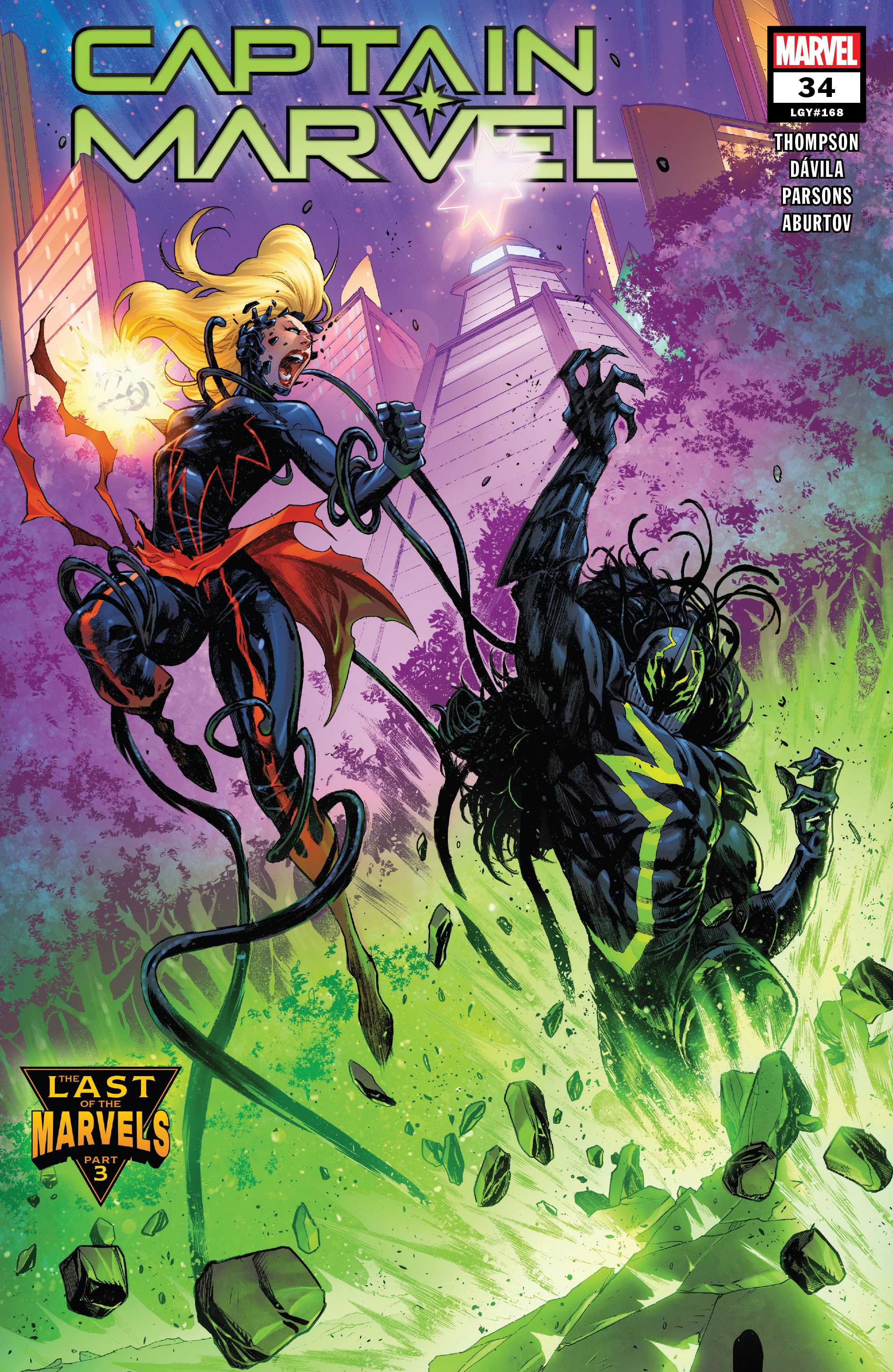 Read online Captain Marvel (2019) comic -  Issue #34 - 1