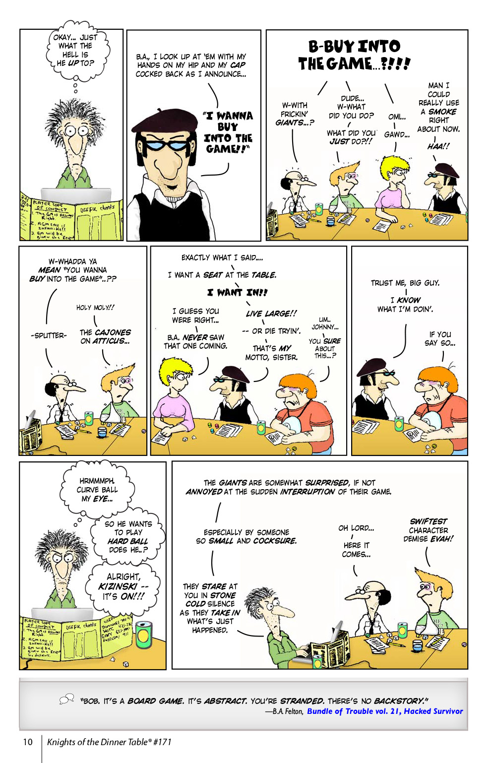 Read online Knights of the Dinner Table comic -  Issue #171 - 12