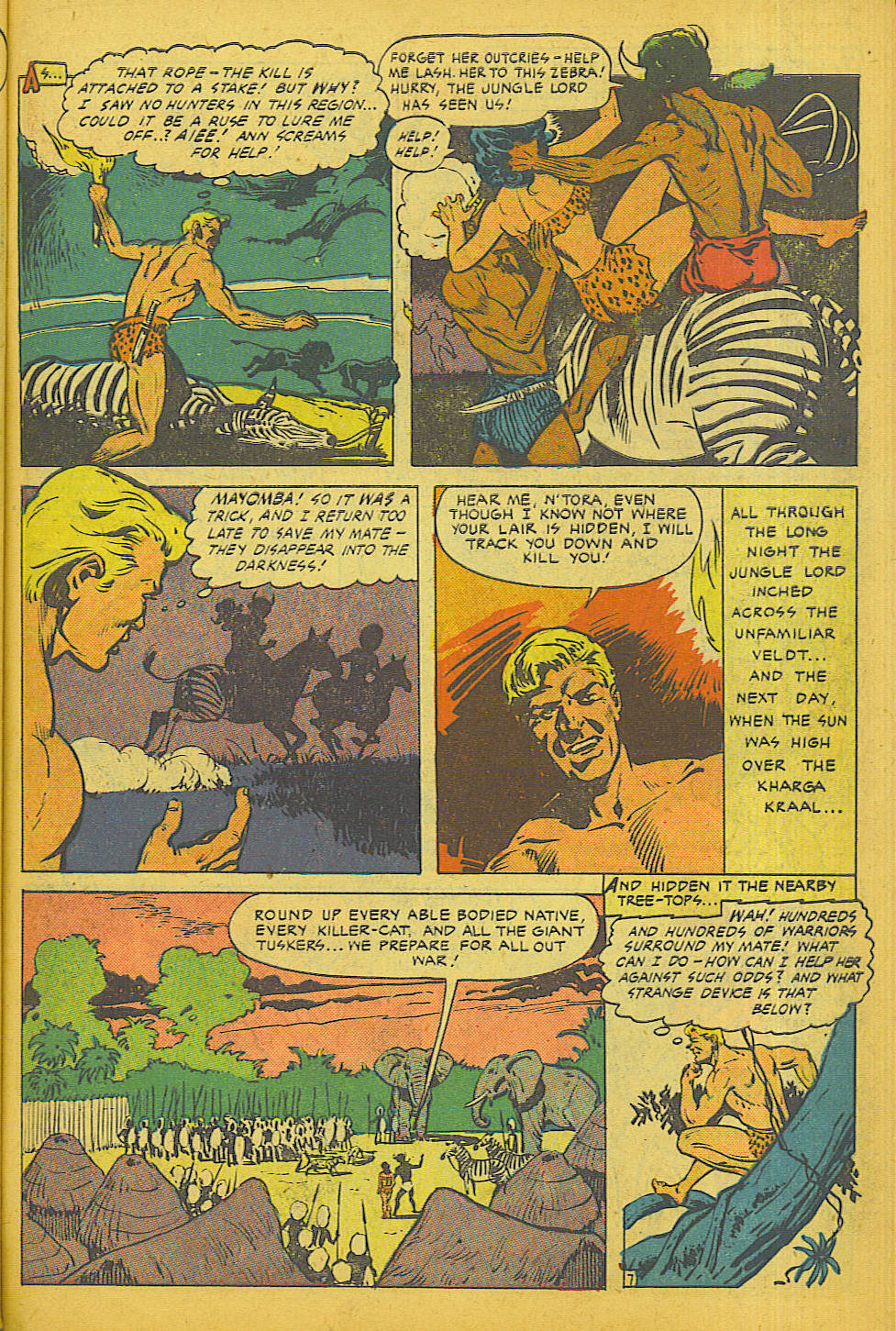 Read online Jungle Comics comic -  Issue #136 - 10