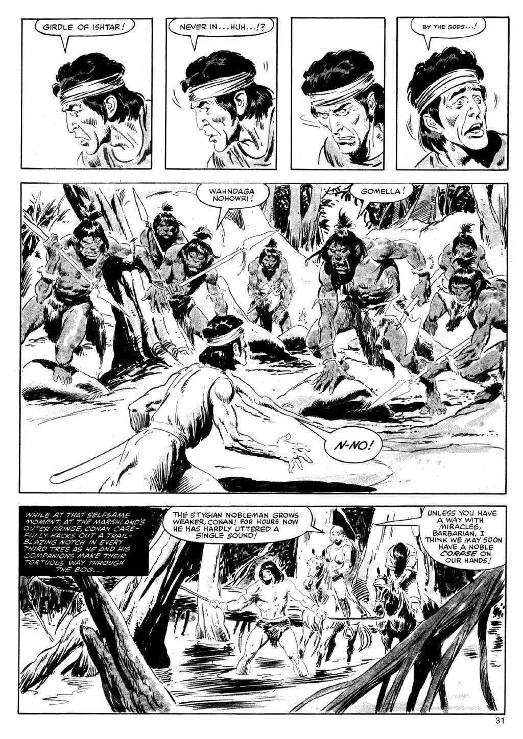 Read online The Savage Sword Of Conan comic -  Issue #73 - 31