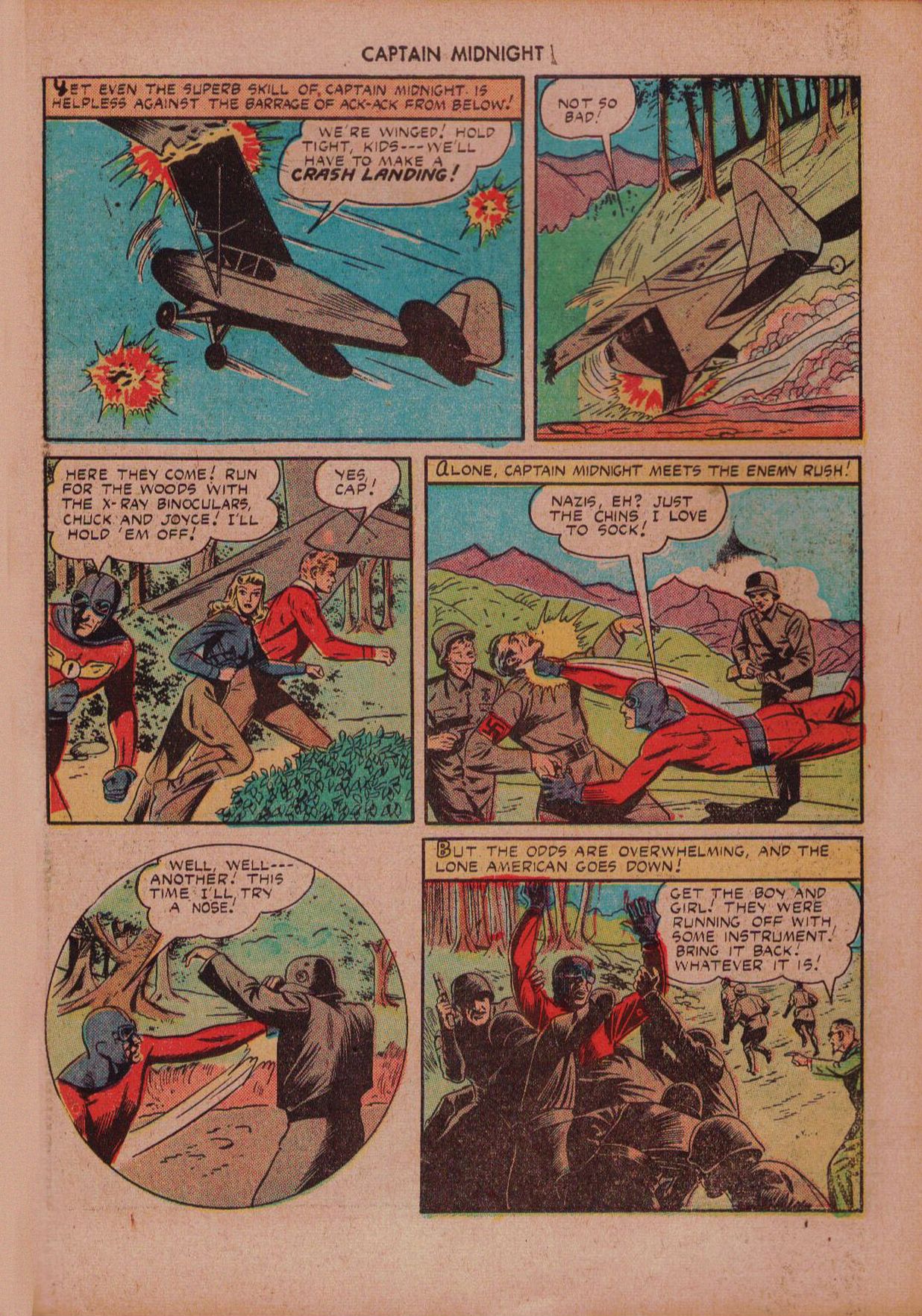 Read online Captain Midnight (1942) comic -  Issue #16 - 19