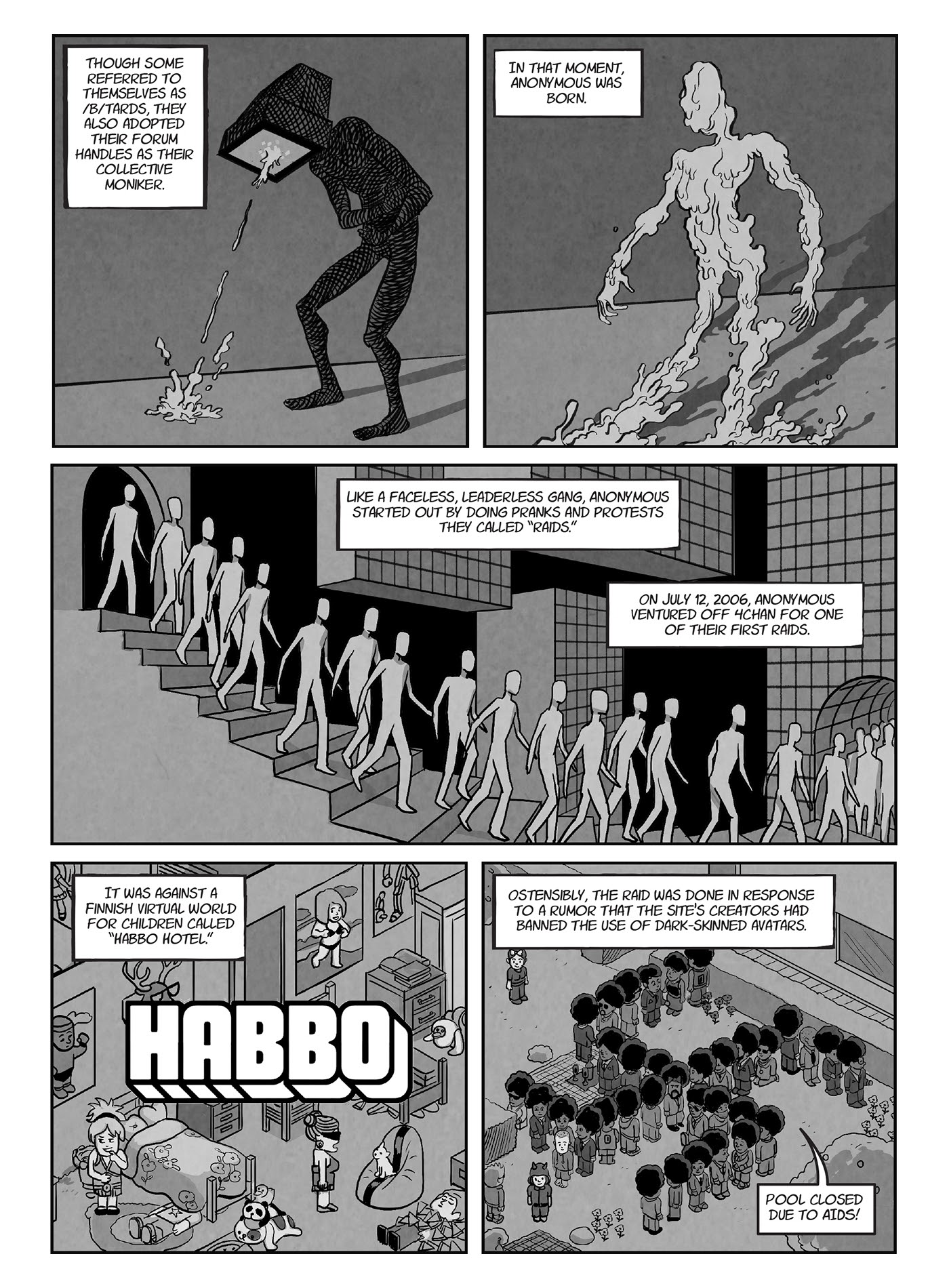 Read online A for Anonymous: How a Mysterious Hacker Collective Transformed the World comic -  Issue # TPB - 28