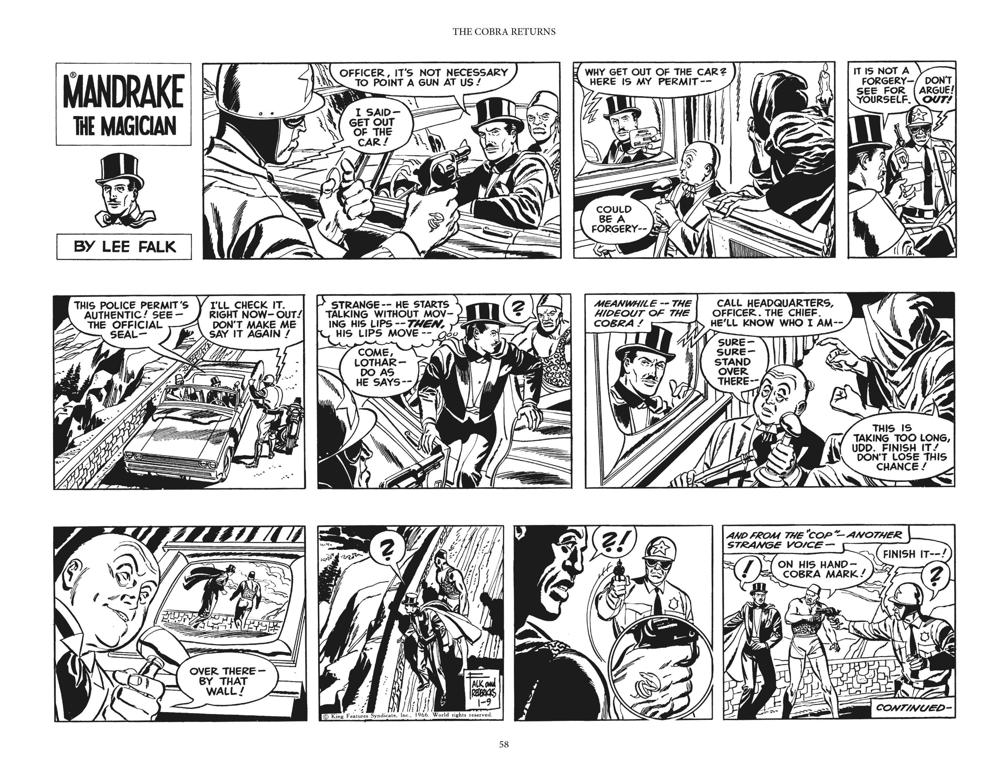 Read online Mandrake the Magician: The Fred Fredricks Sundays comic -  Issue # TPB (Part 1) - 59