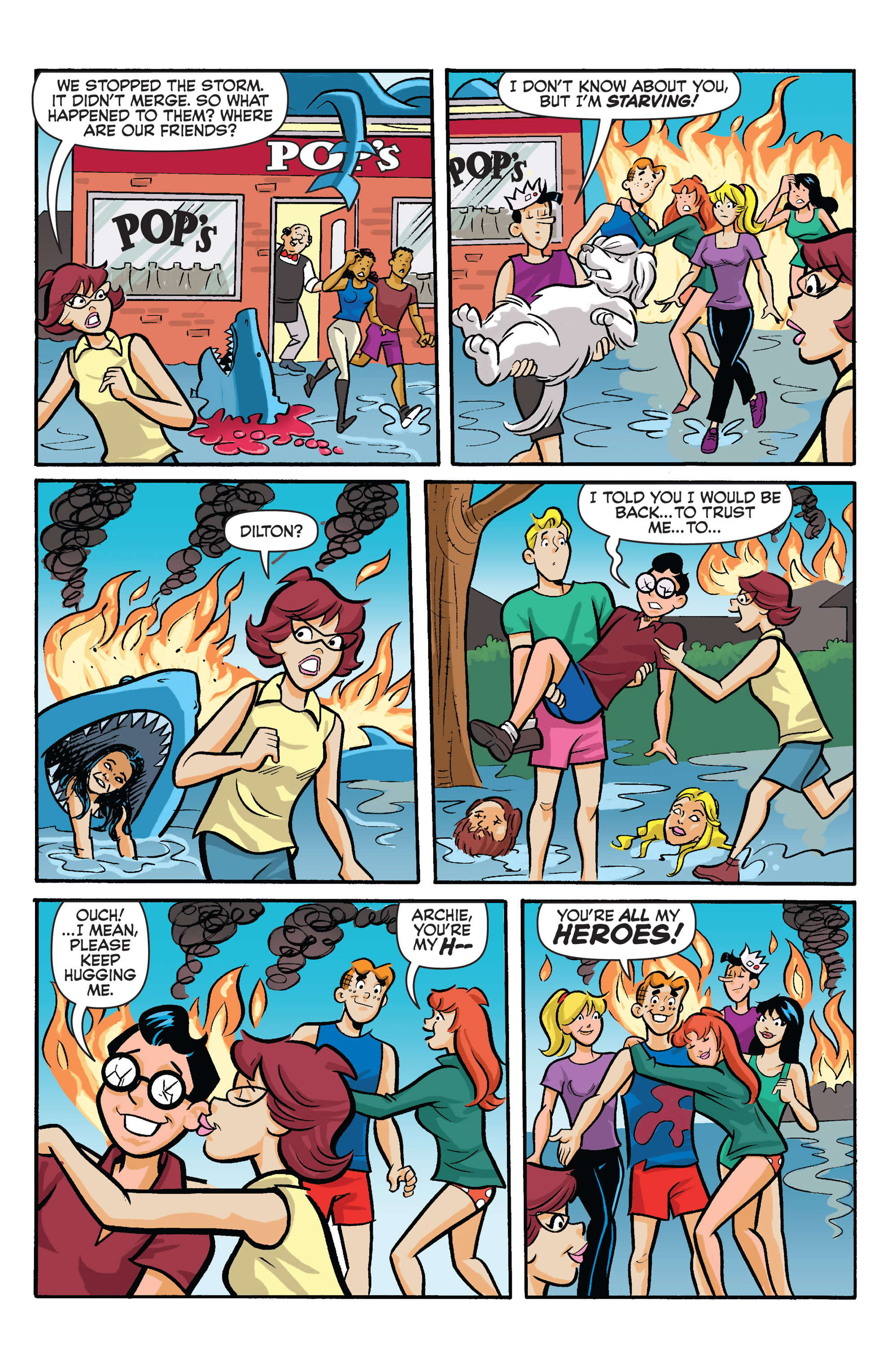 Read online Archie vs. Sharknado comic -  Issue #Archie vs. Sharknado Full - 40