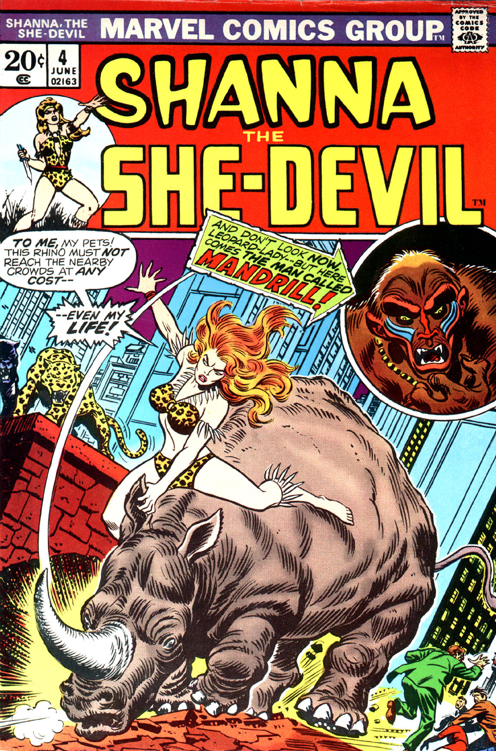Read online Shanna, the She-Devil (1972) comic -  Issue #4 - 1