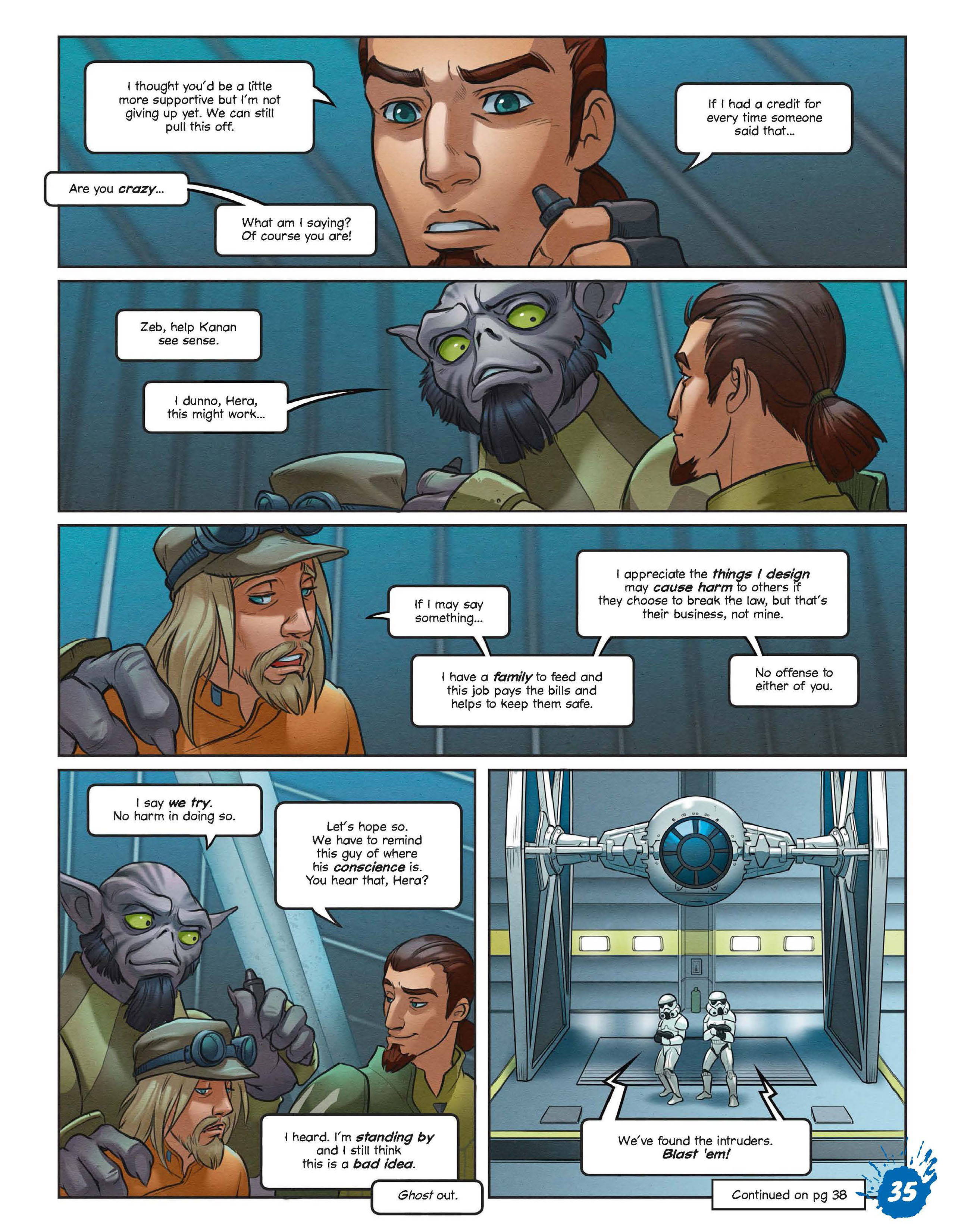 Read online Star Wars Rebels Magazine comic -  Issue #7 - 35