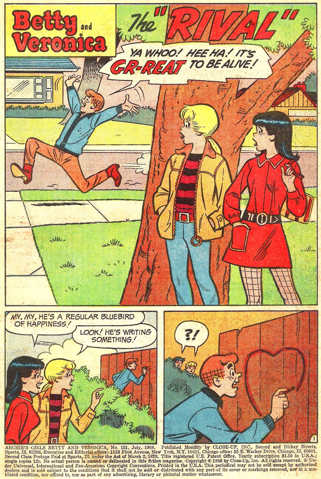 Archie's Girls Betty and Veronica issue 151 - Page 3