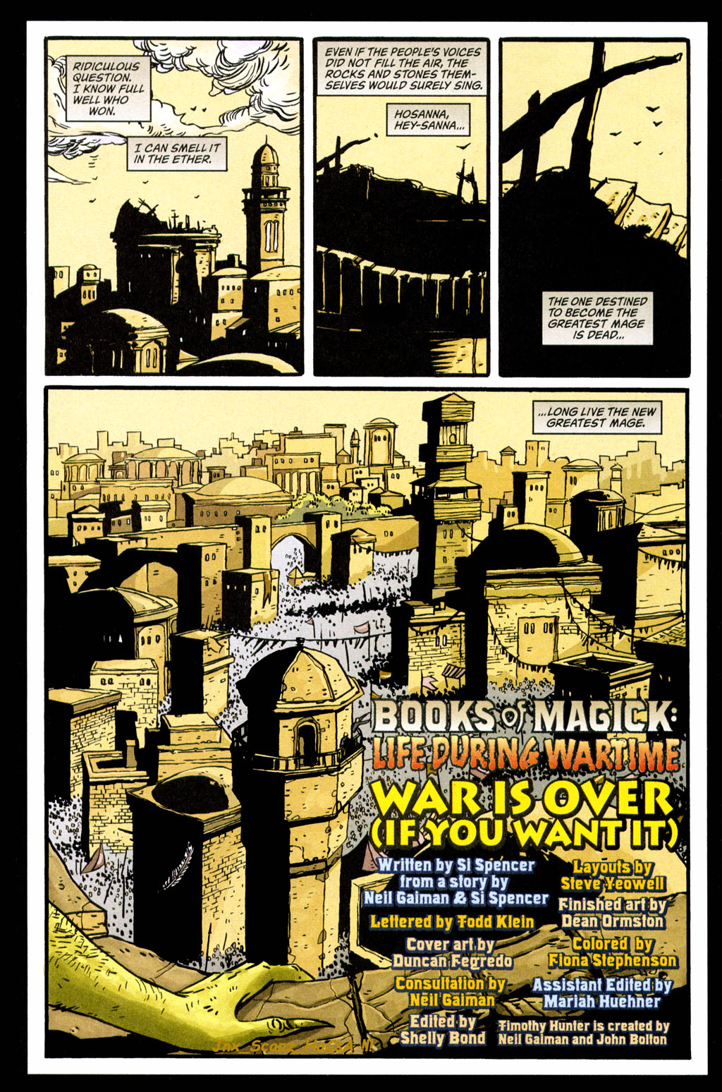 Read online Books of Magick: Life During Wartime comic -  Issue #12 - 3