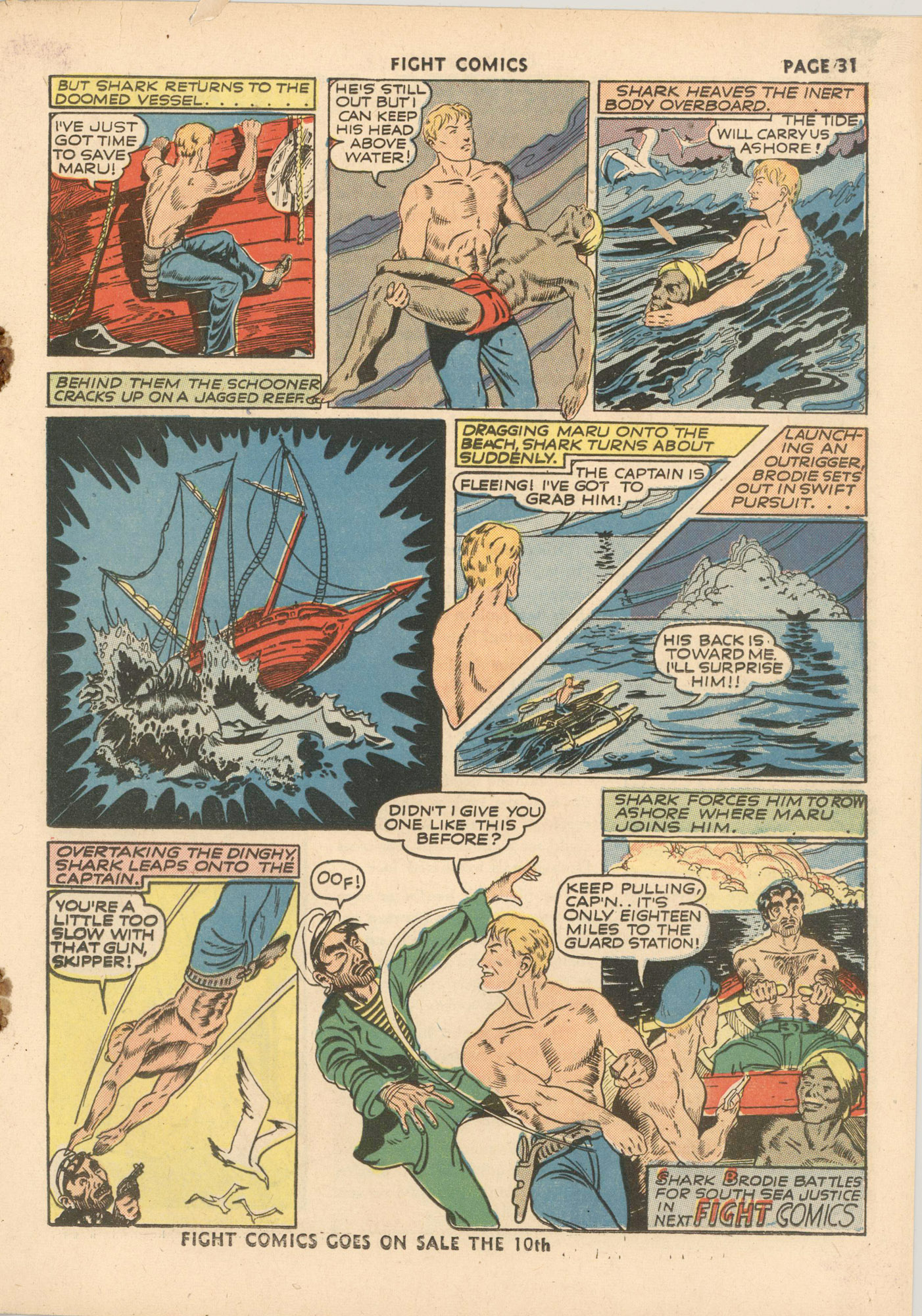 Read online Fight Comics comic -  Issue #16 - 34