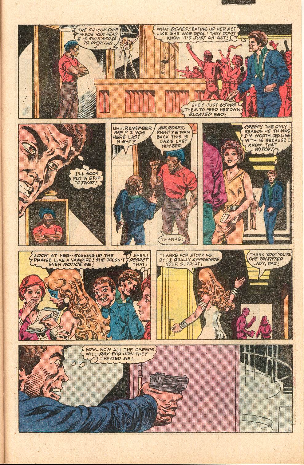 Read online Dazzler (1981) comic -  Issue #25 - 20