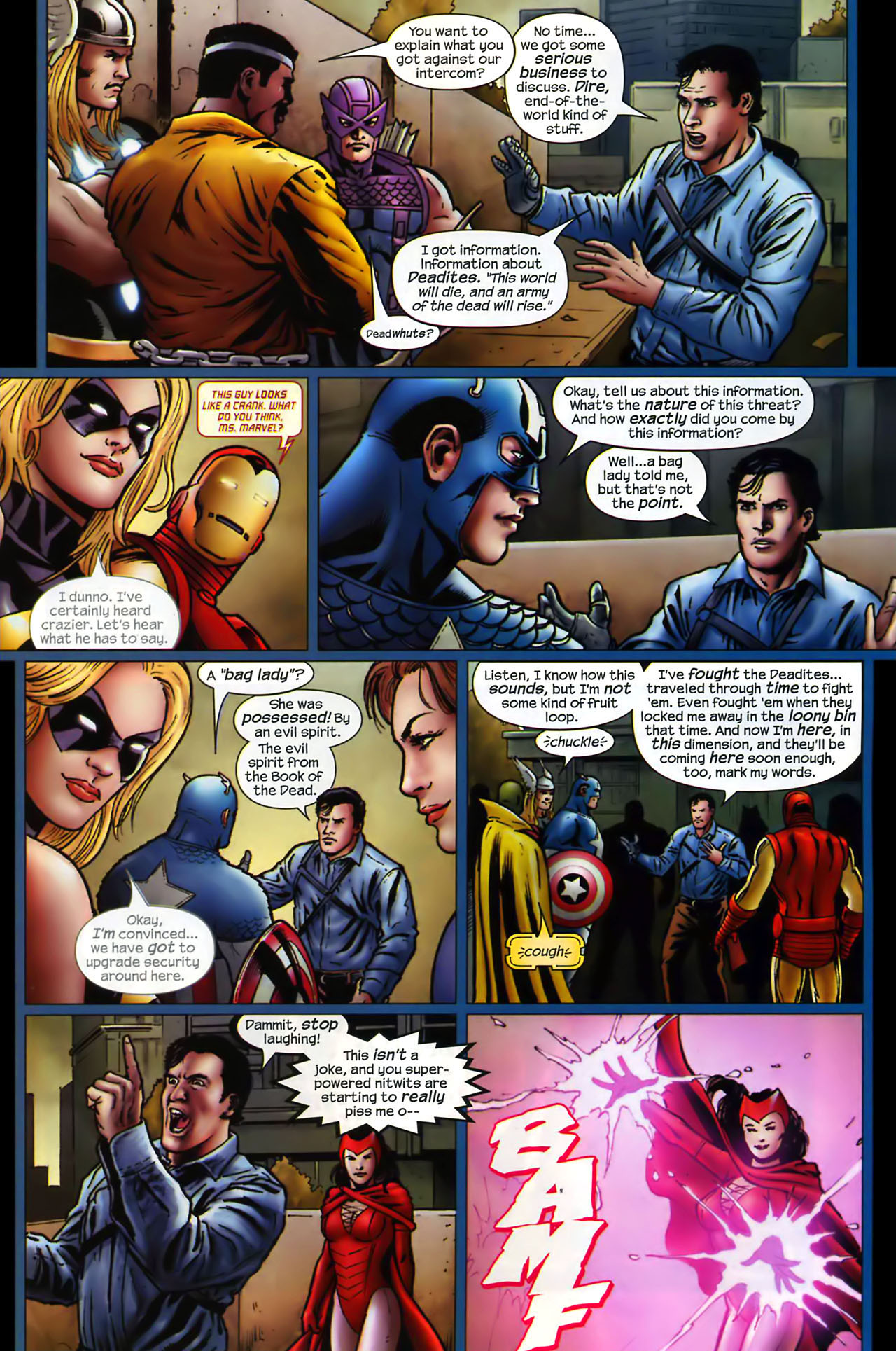 Read online Marvel Zombies/Army of Darkness comic Issue 1