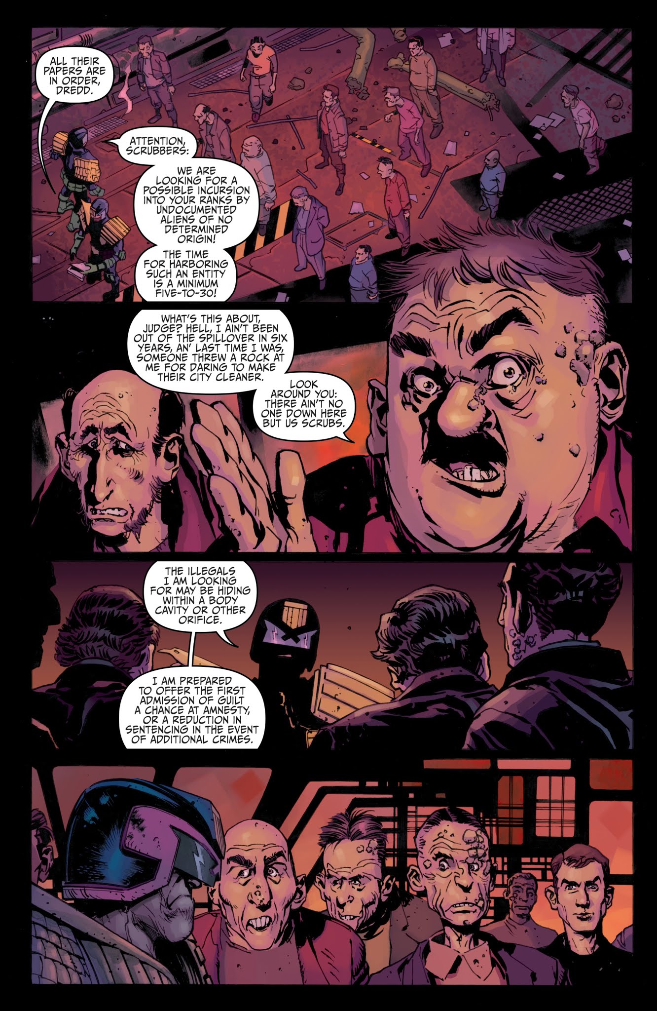 Read online Judge Dredd: Toxic comic -  Issue #1 - 12