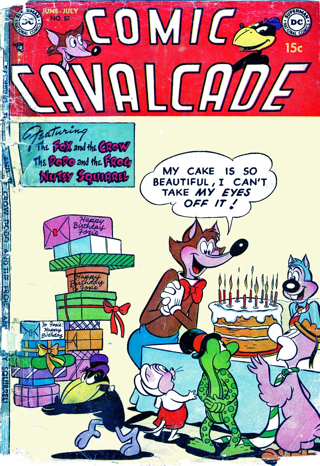 Read online Comic Cavalcade comic -  Issue #57 - 1