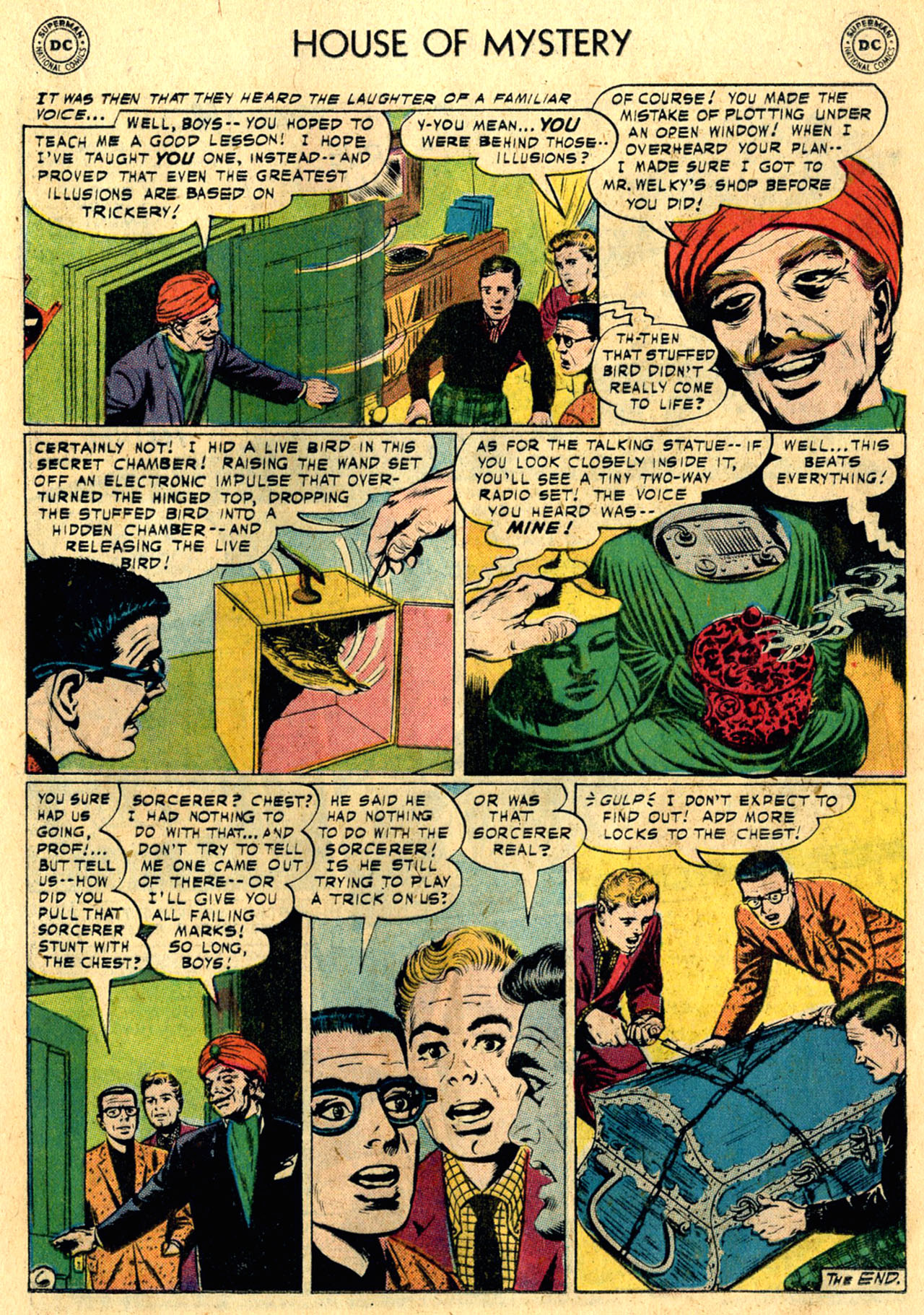 Read online House of Mystery (1951) comic -  Issue #74 - 17