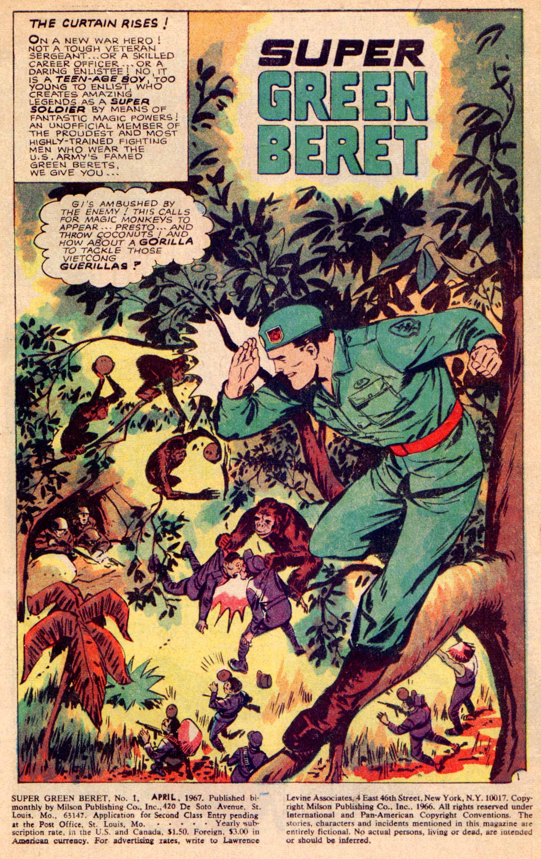 Read online Super Green Beret comic -  Issue #1 - 3