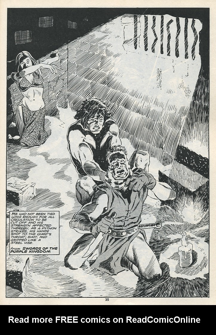 Read online The Savage Sword Of Conan comic -  Issue #177 - 37