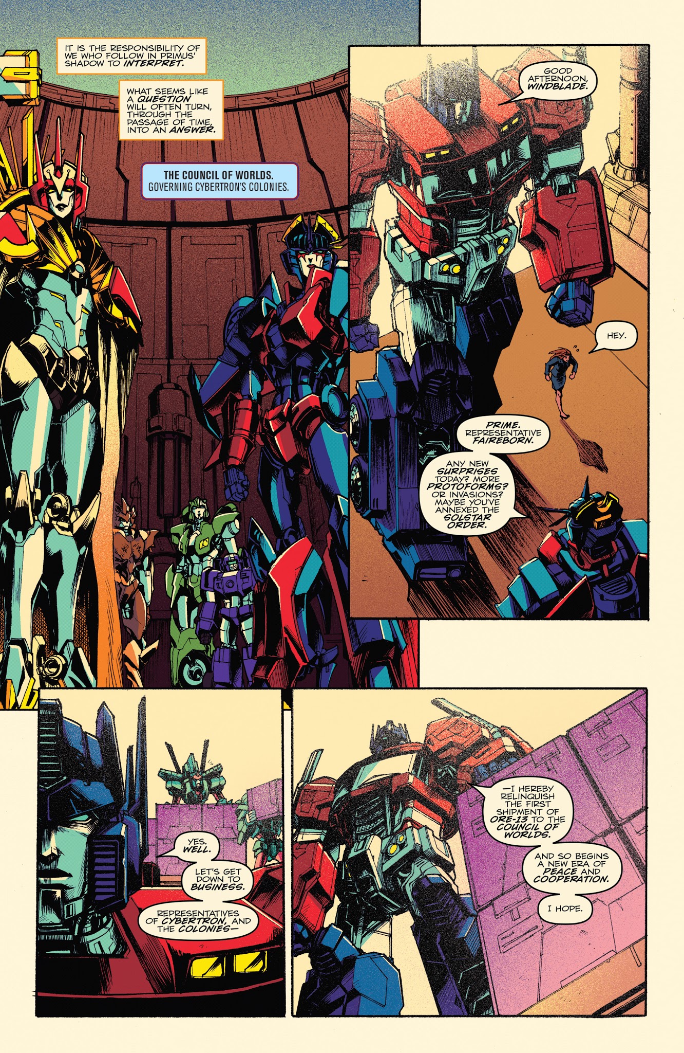 Read online Optimus Prime comic -  Issue #15 - 18