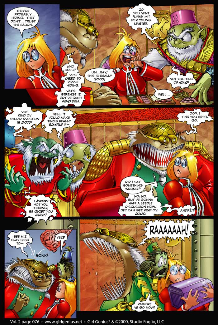 Read online Girl Genius (2002) comic -  Issue #2 - 76