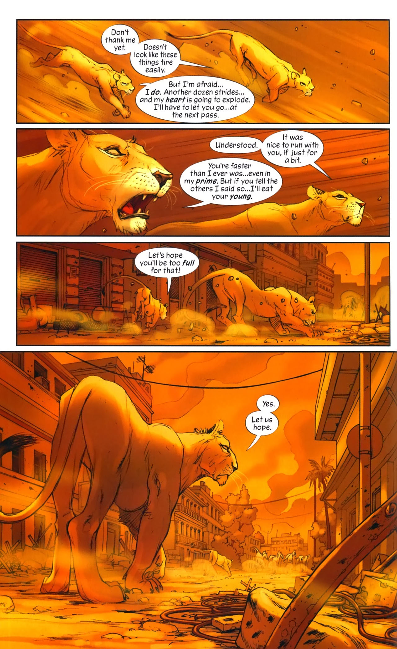 Read online Pride of Baghdad comic -  Issue # Full - 82