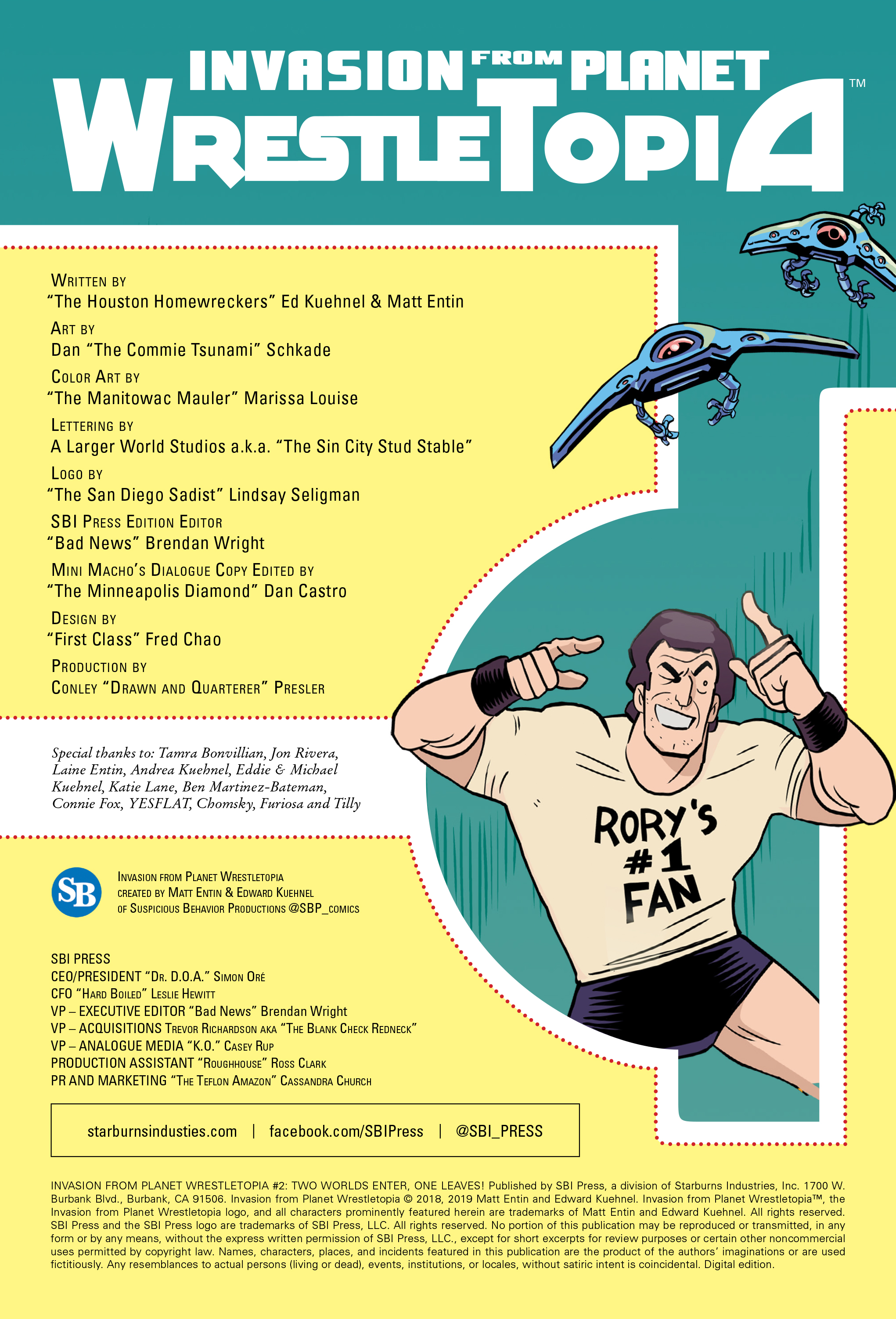Read online Invasion from Planet Wrestletopia comic -  Issue #2 - 2