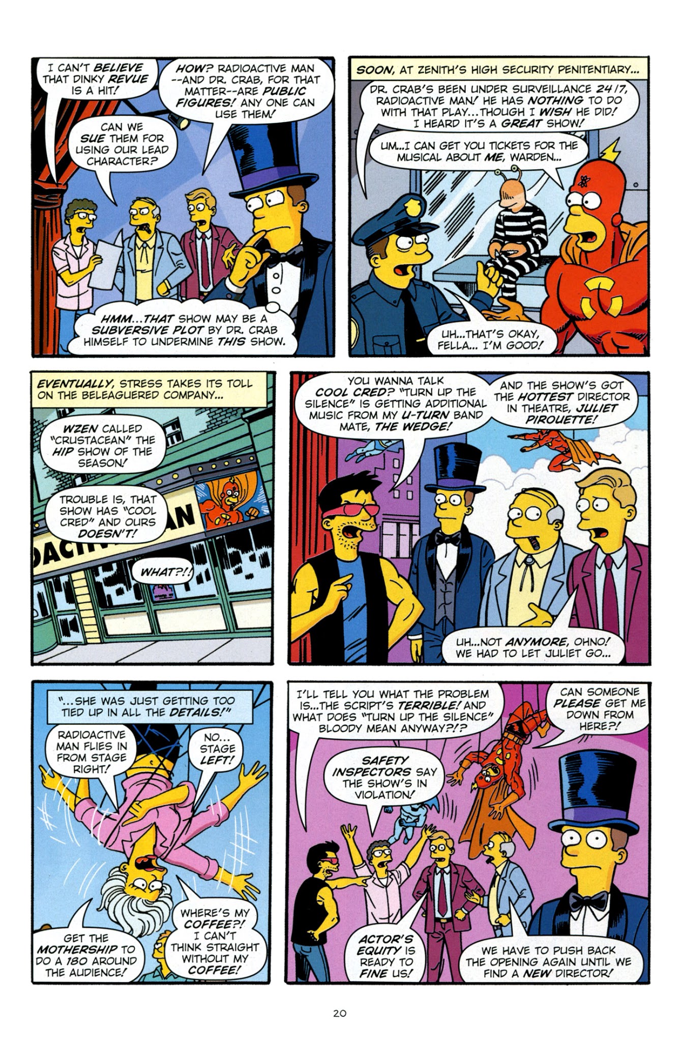 Read online Bongo Comics Presents Simpsons Super Spectacular comic -  Issue #14 - 22
