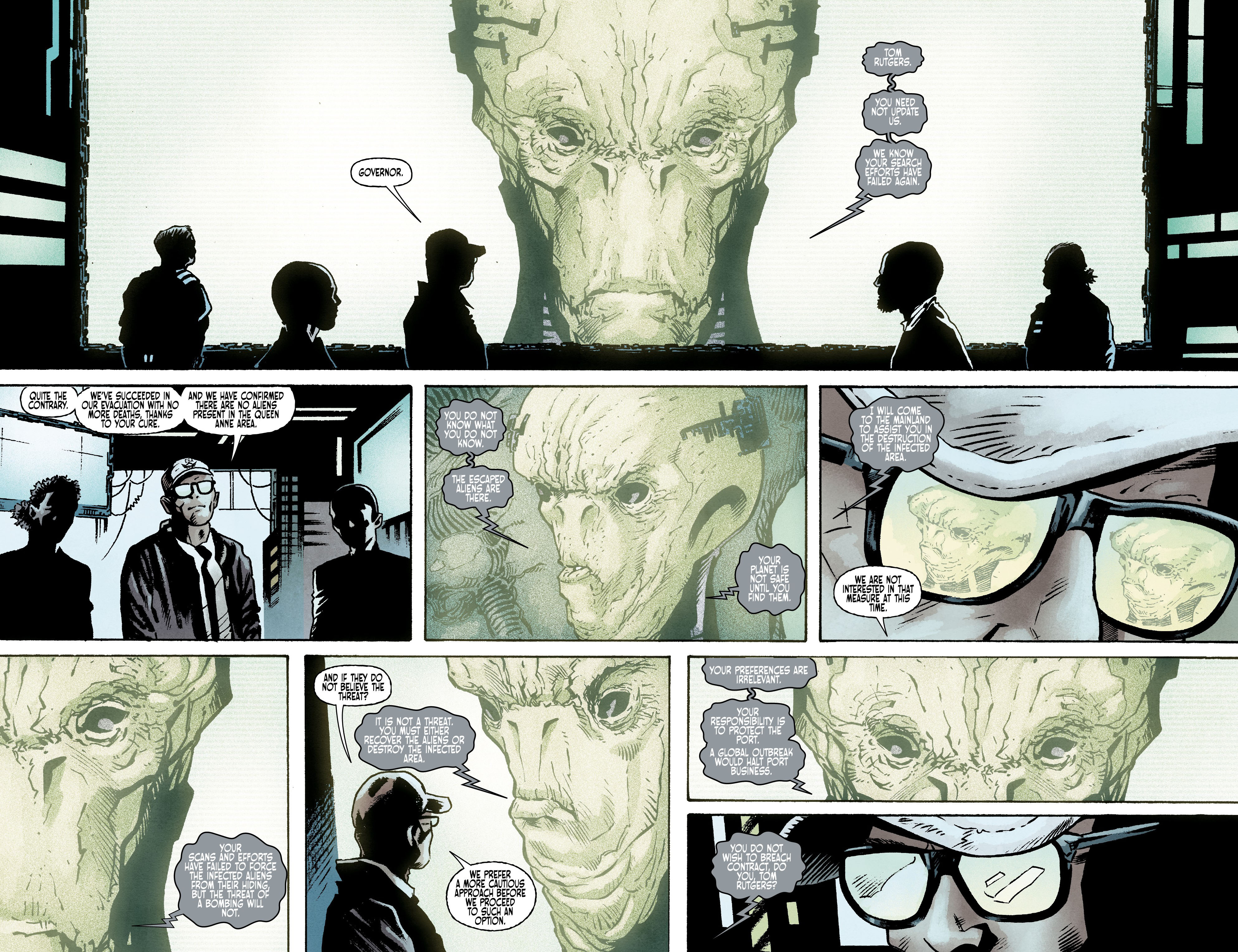 Read online Port of Earth comic -  Issue #10 - 11