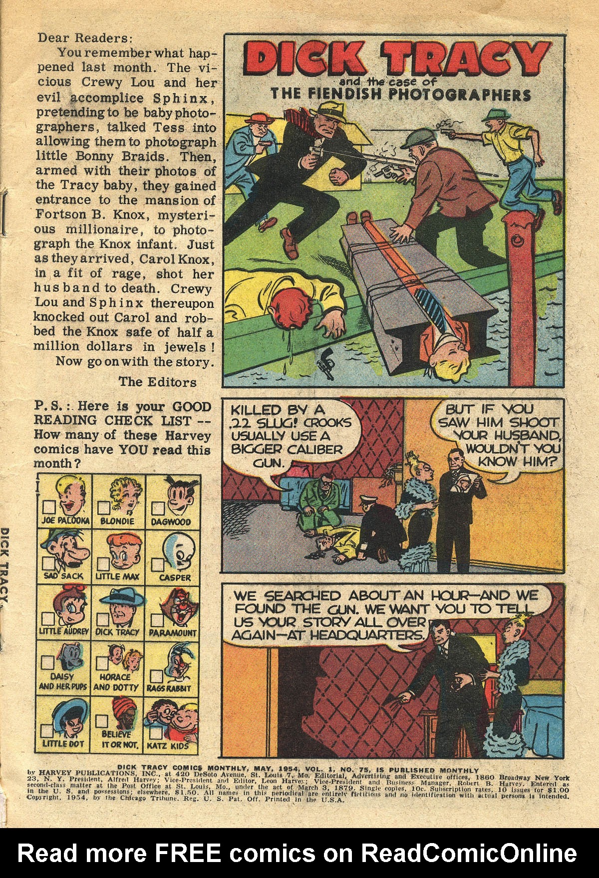 Read online Dick Tracy comic -  Issue #75 - 3