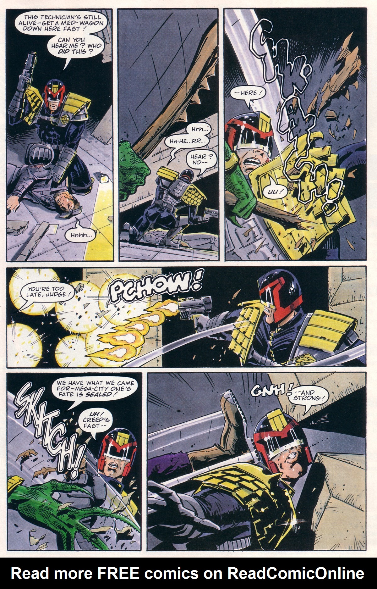 Read online Judge Dredd Lawman of the Future comic -  Issue #1 - 34