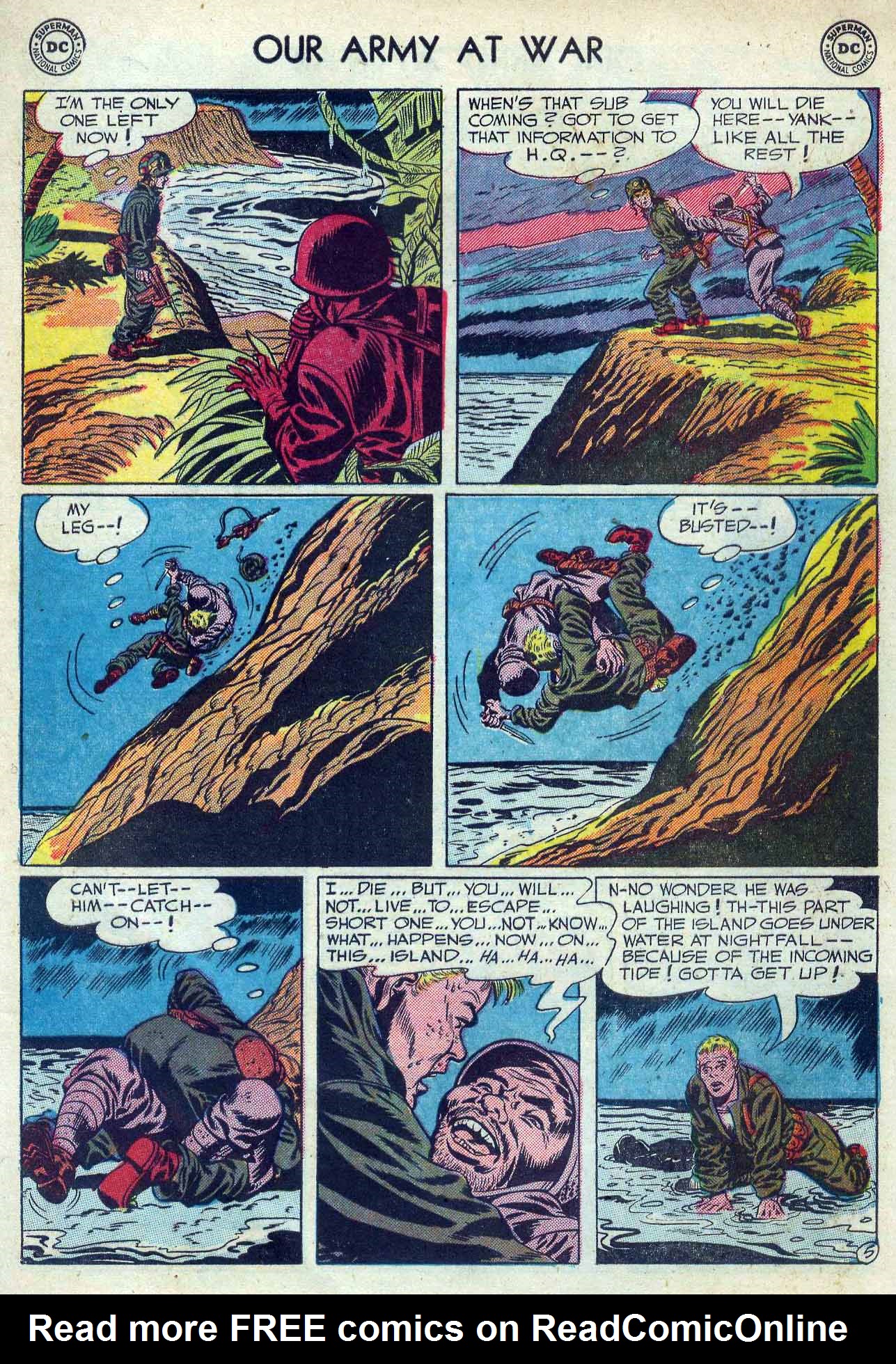 Read online Our Army at War (1952) comic -  Issue #2 - 33