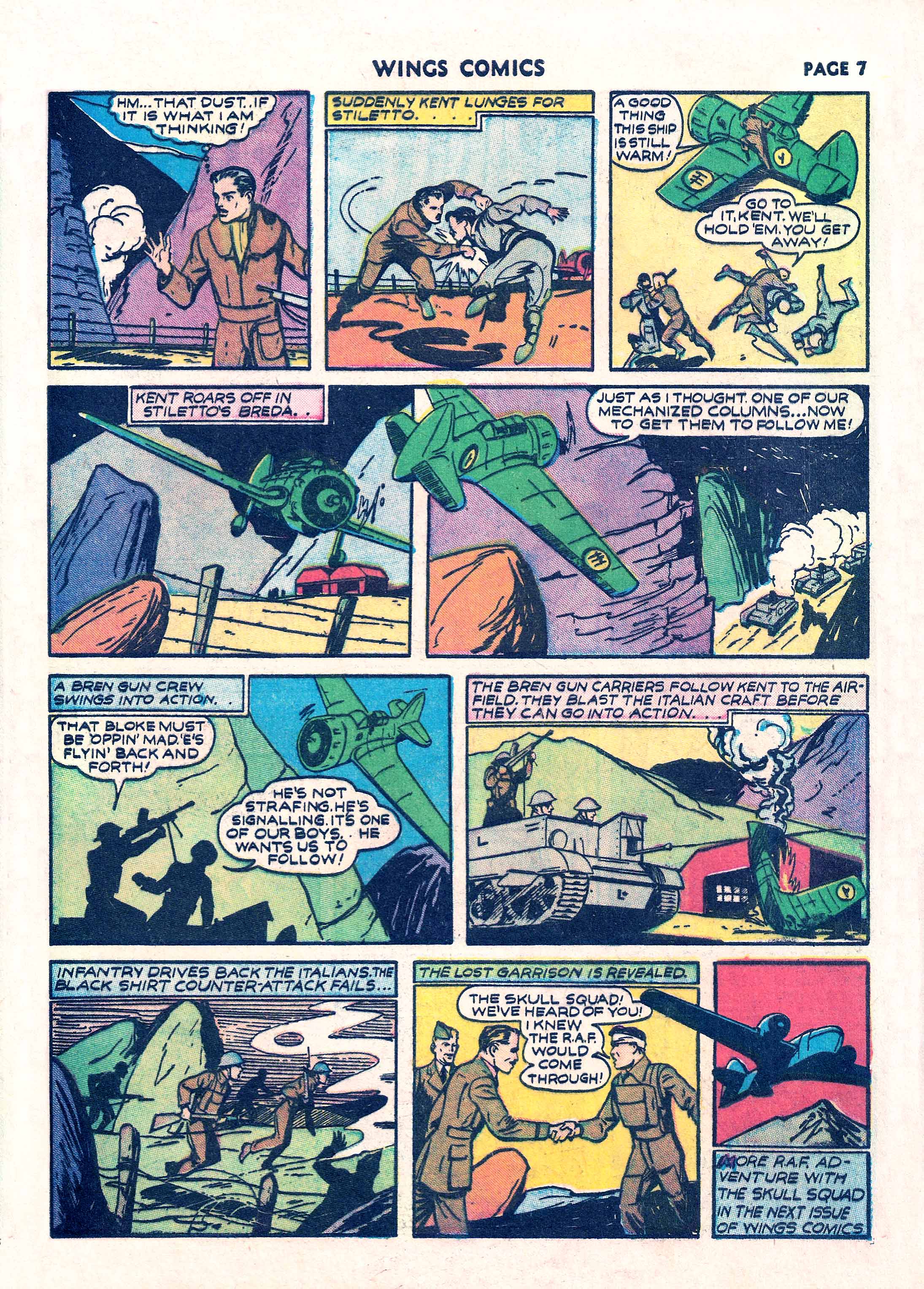 Read online Wings Comics comic -  Issue #9 - 9