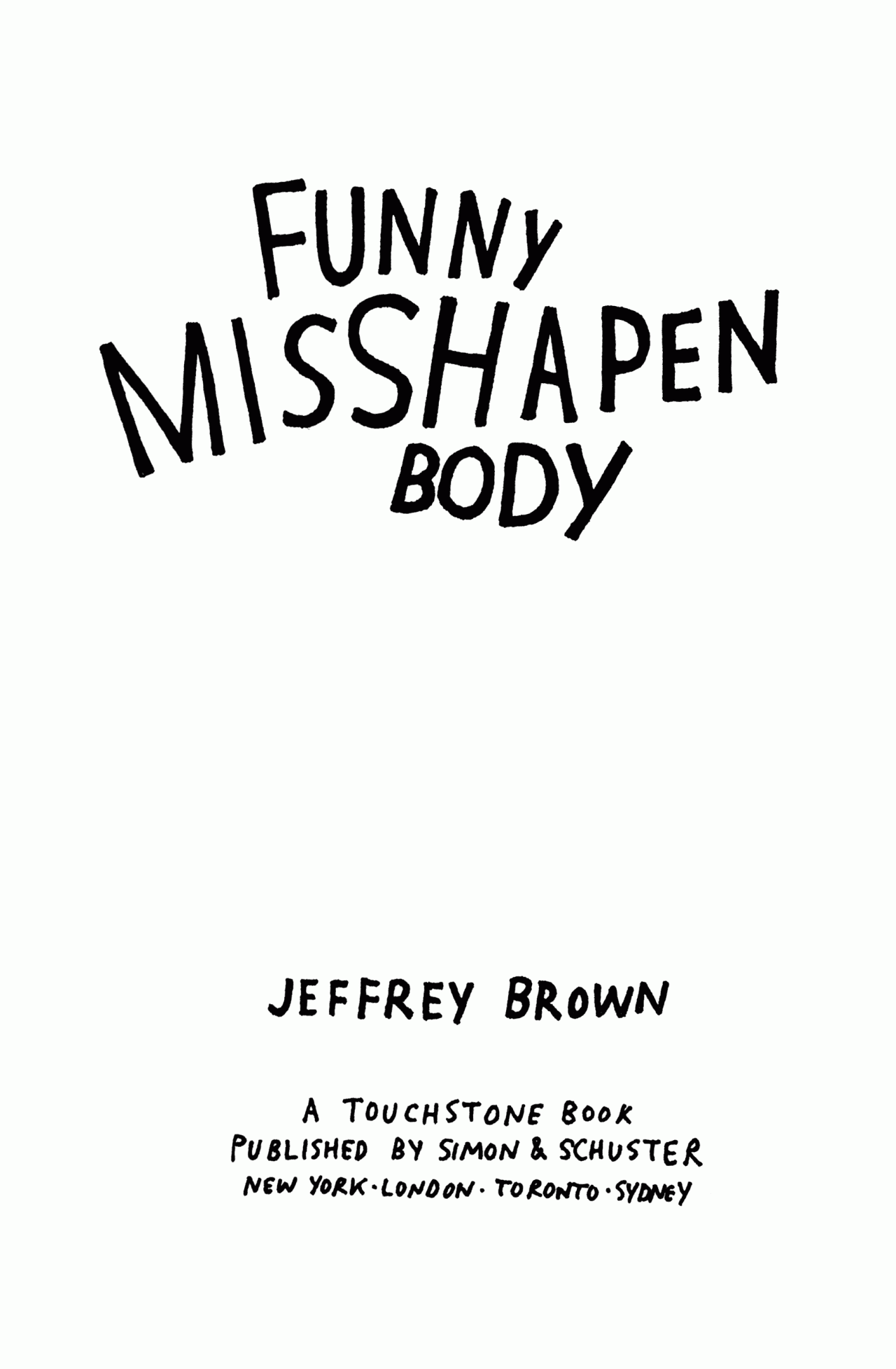 Read online Funny Misshapen Body: A Memoir comic -  Issue # TPB (Part 1) - 5