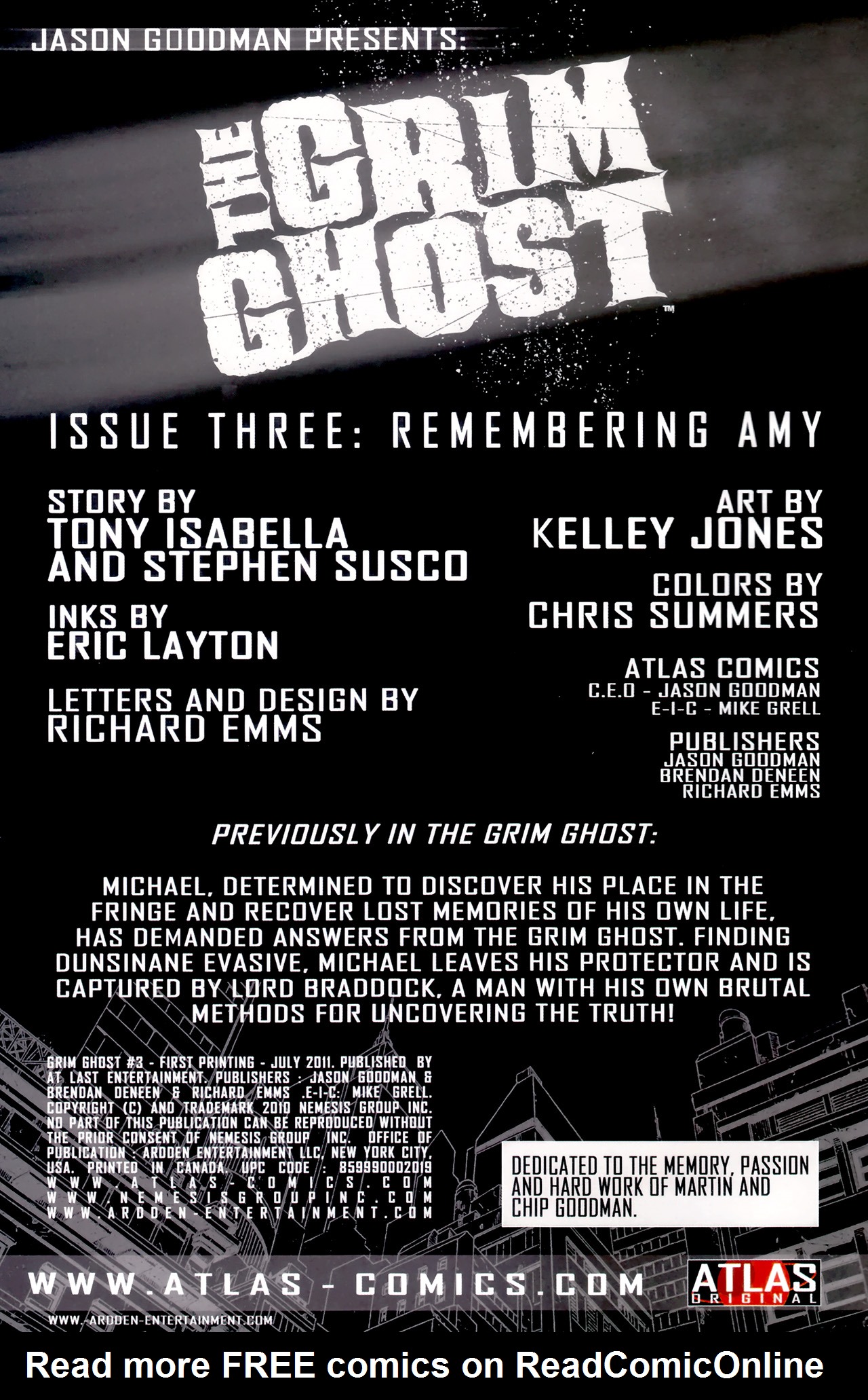 Read online The Grim Ghost comic -  Issue #3 - 2