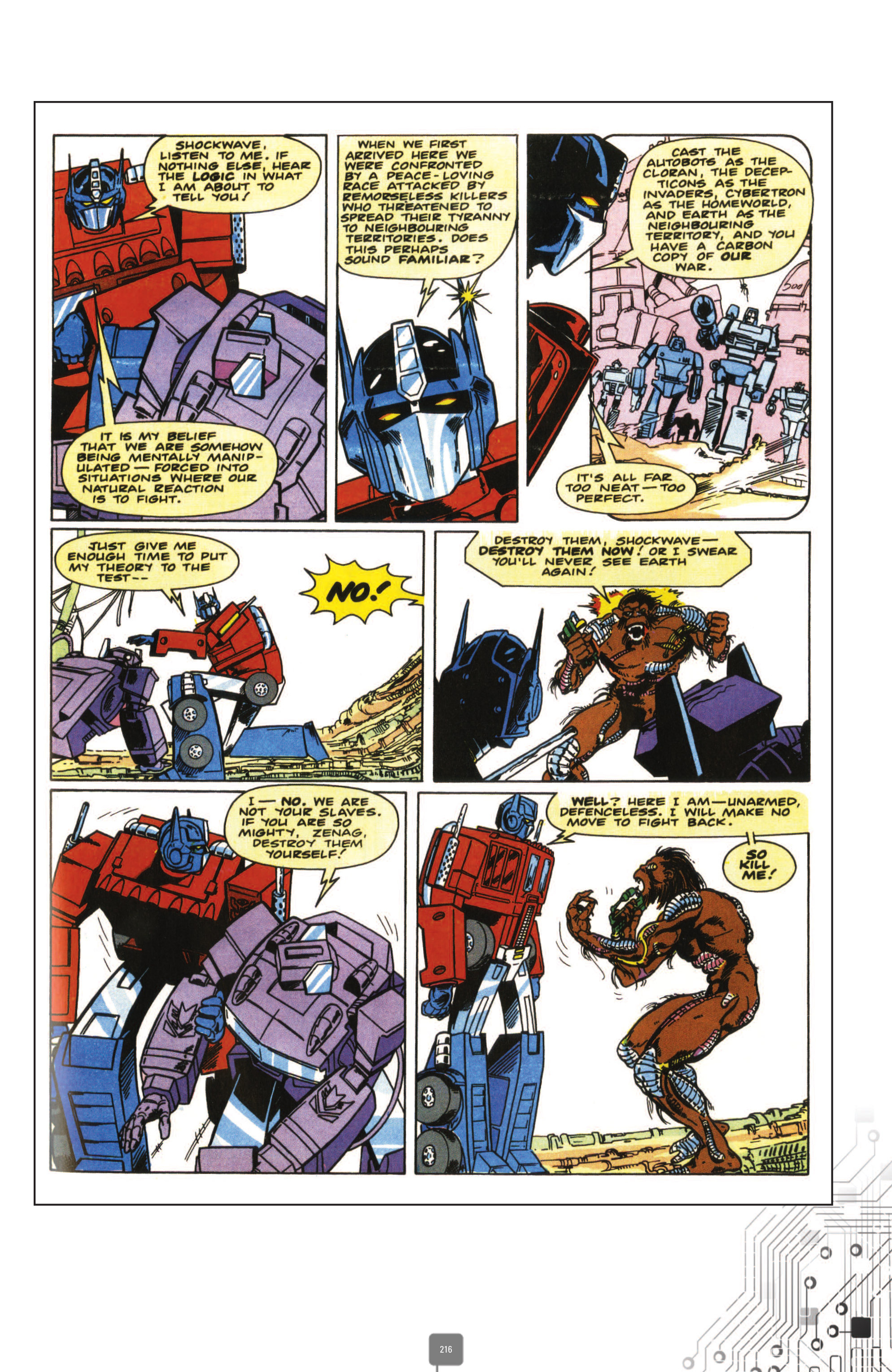 Read online The Transformers Classics UK comic -  Issue # TPB 3 - 216