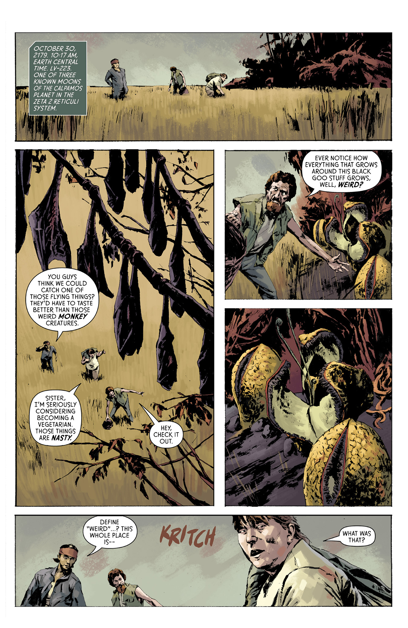 Read online Aliens: Fire and Stone comic -  Issue #3 - 3