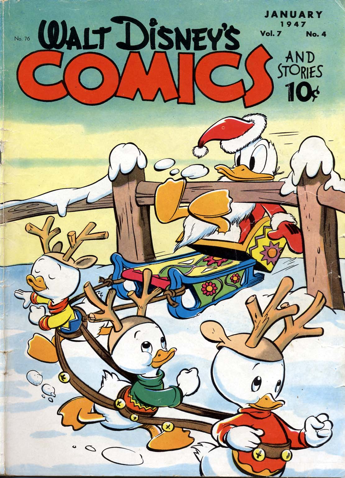 Read online Walt Disney's Comics and Stories comic -  Issue #76 - 1