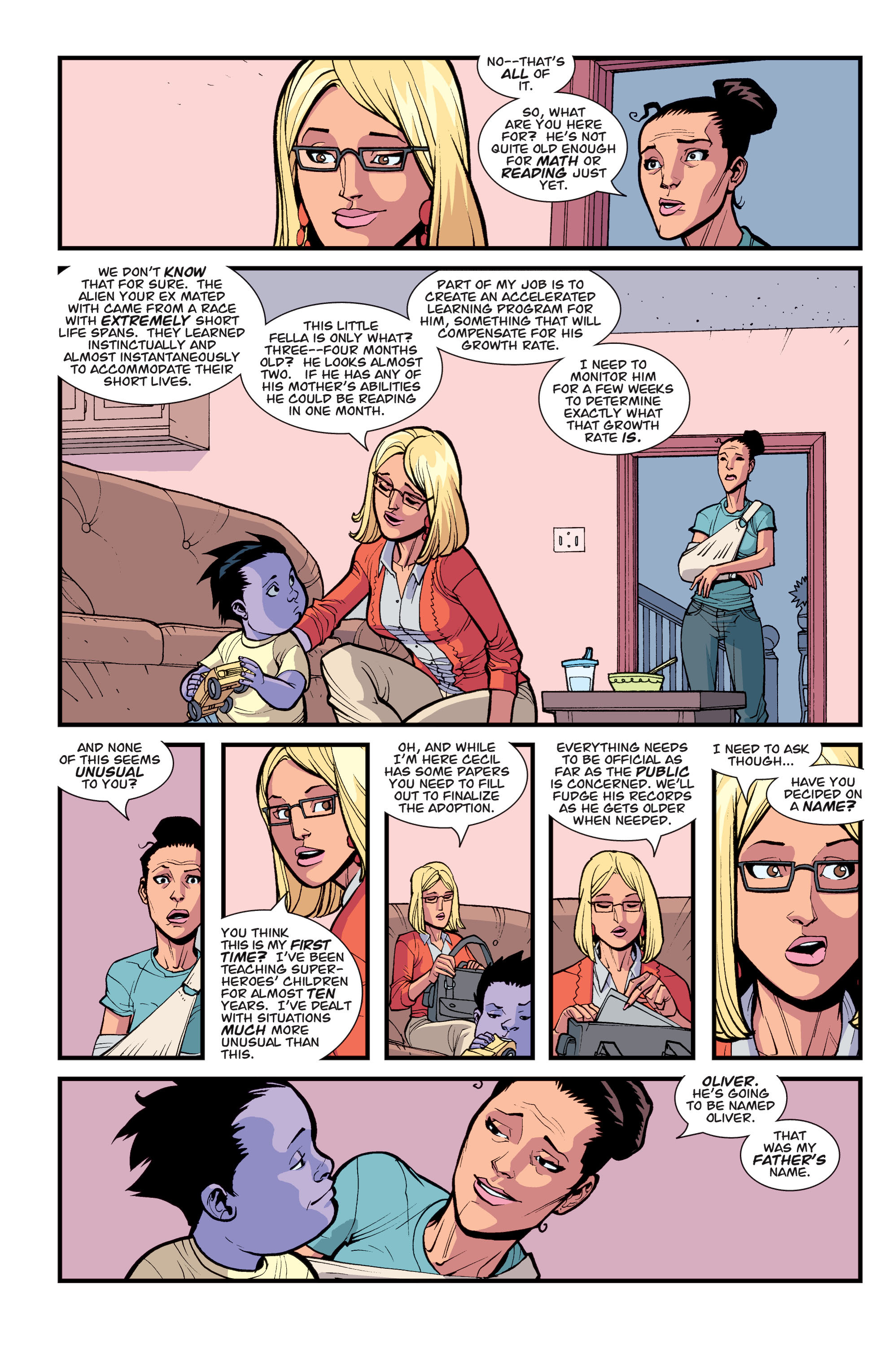 Read online Invincible comic -  Issue # _TPB 7 - Threes Company - 98
