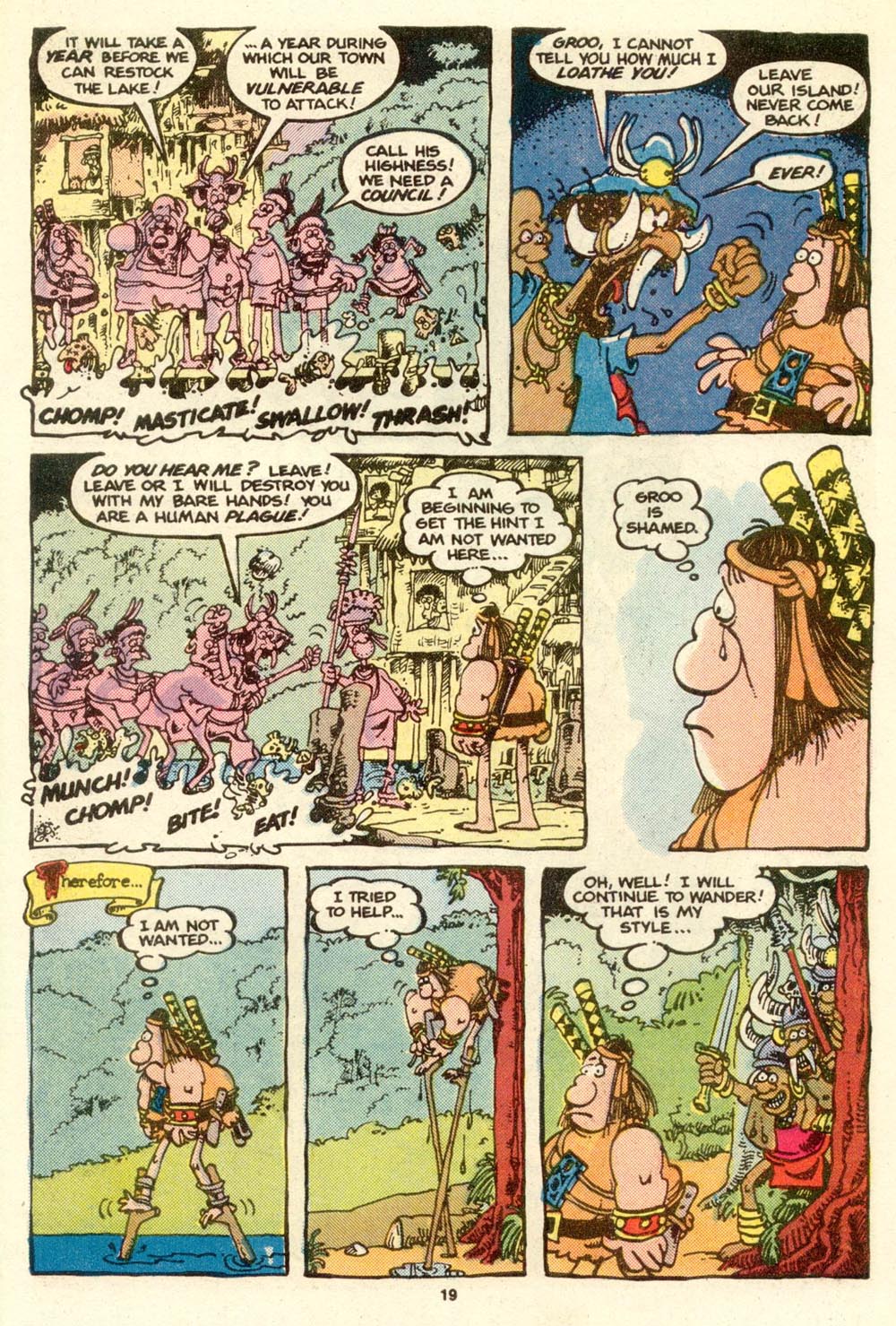 Read online Sergio Aragonés Groo the Wanderer comic -  Issue #17 - 19