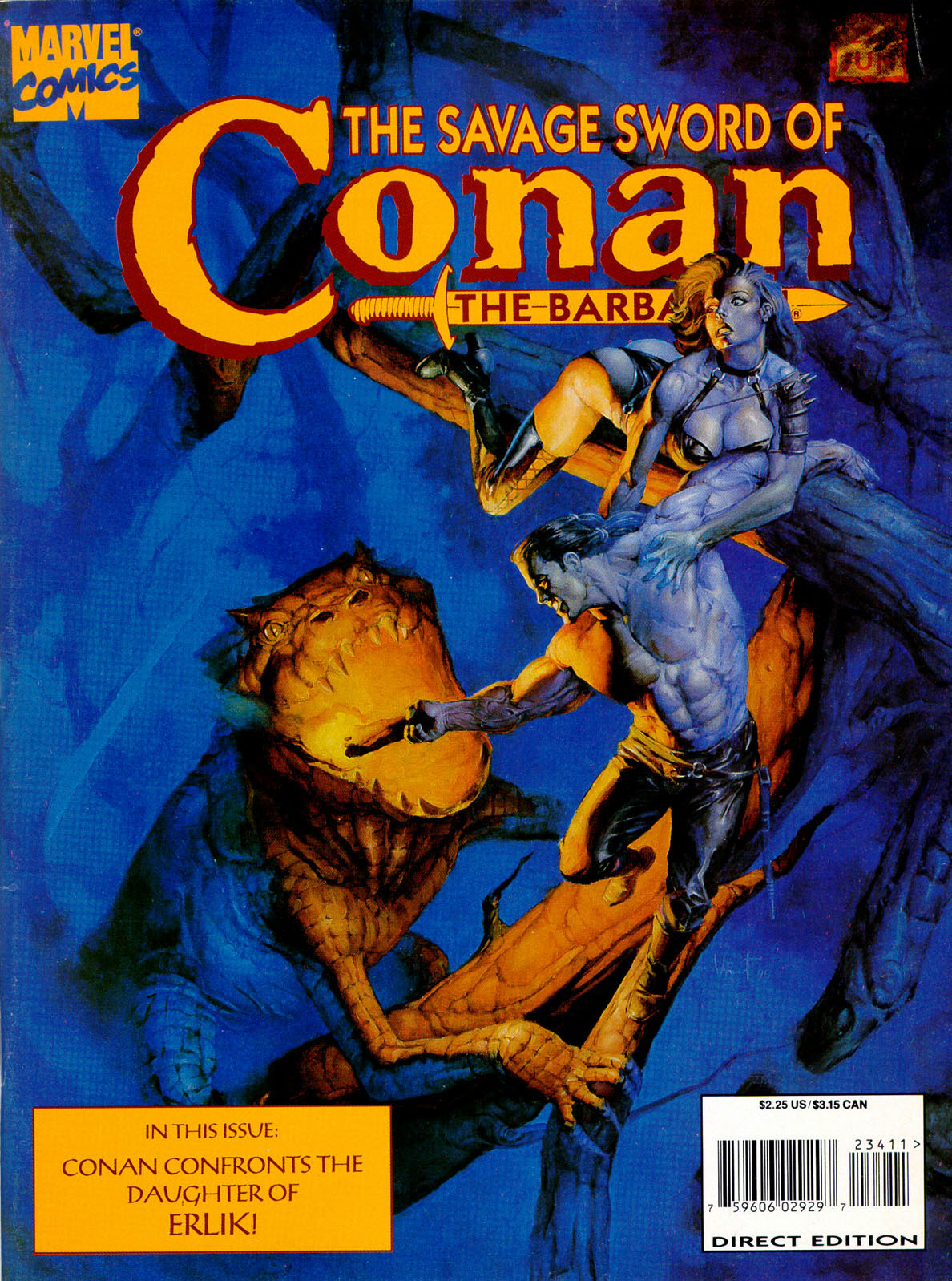 Read online The Savage Sword Of Conan comic -  Issue #234 - 1