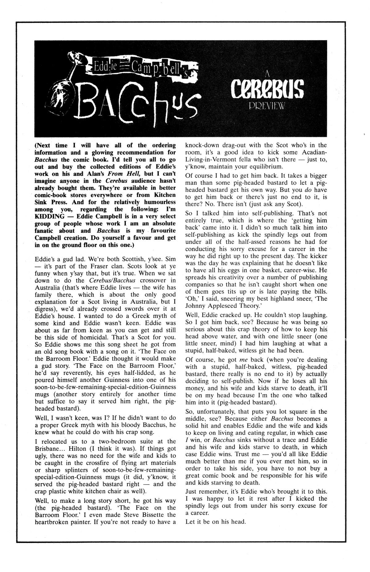 Cerebus Issue #192 #191 - English 25
