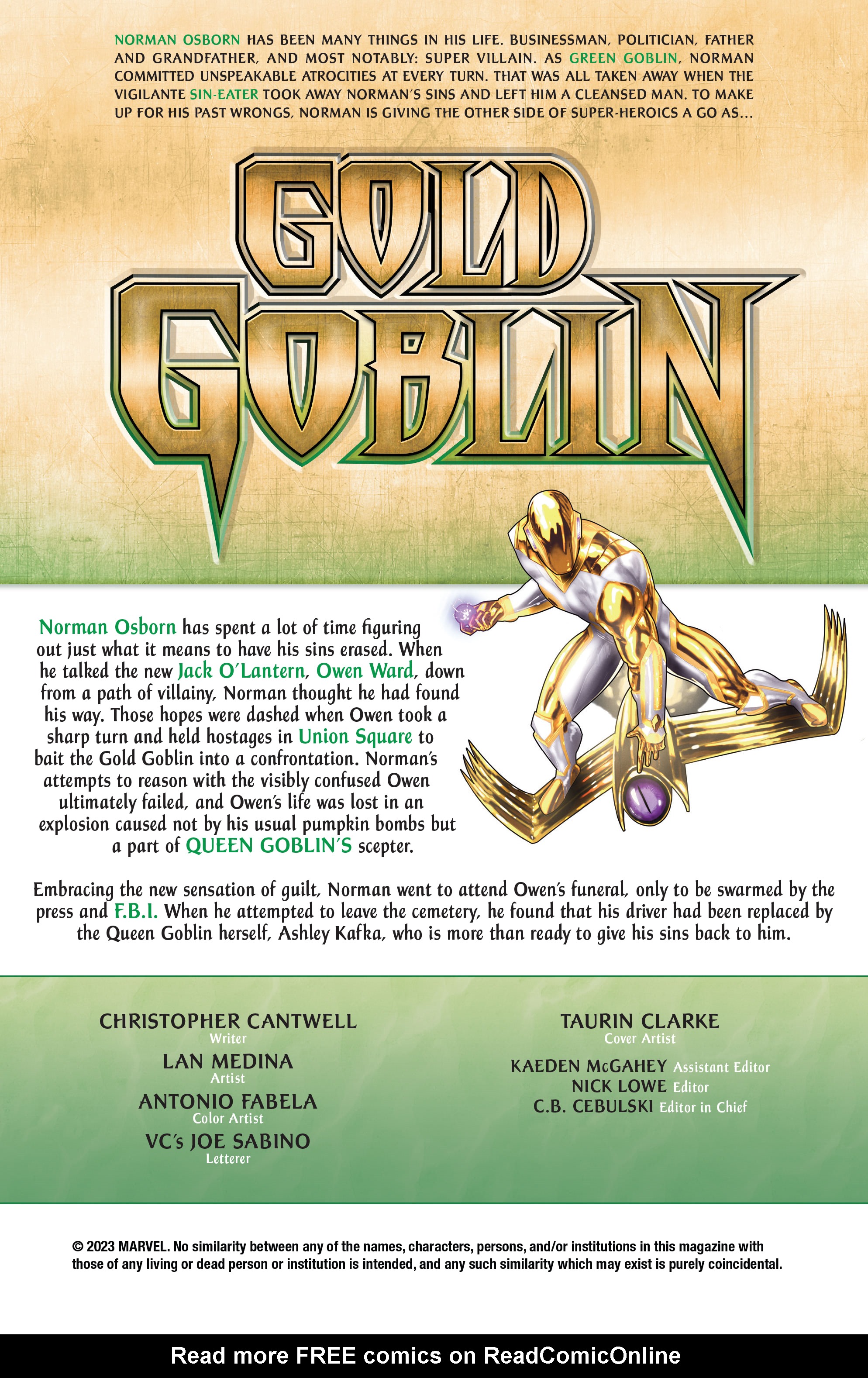 Read online Gold Goblin comic -  Issue #5 - 2
