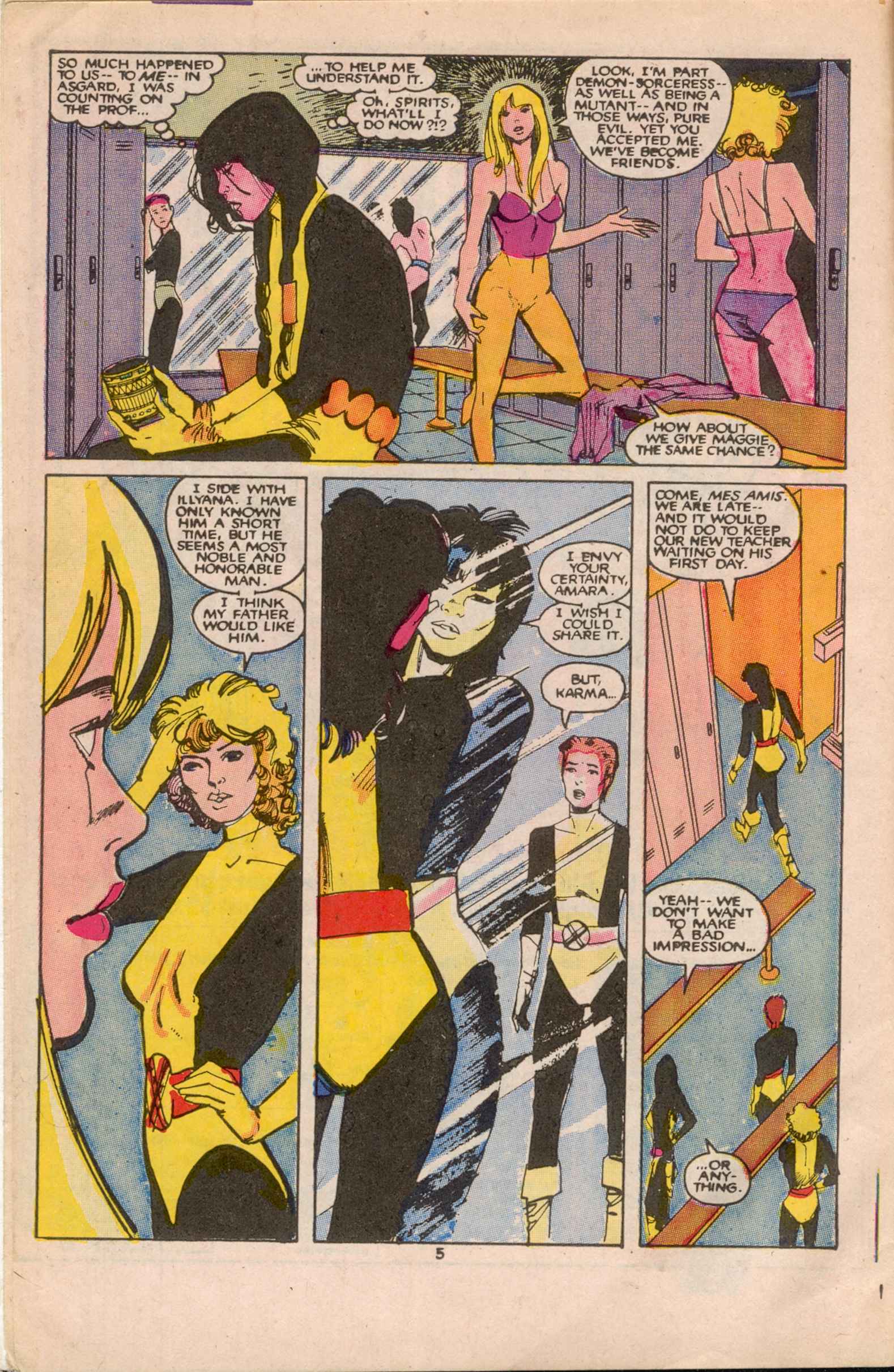 Read online The New Mutants comic -  Issue #35 - 6