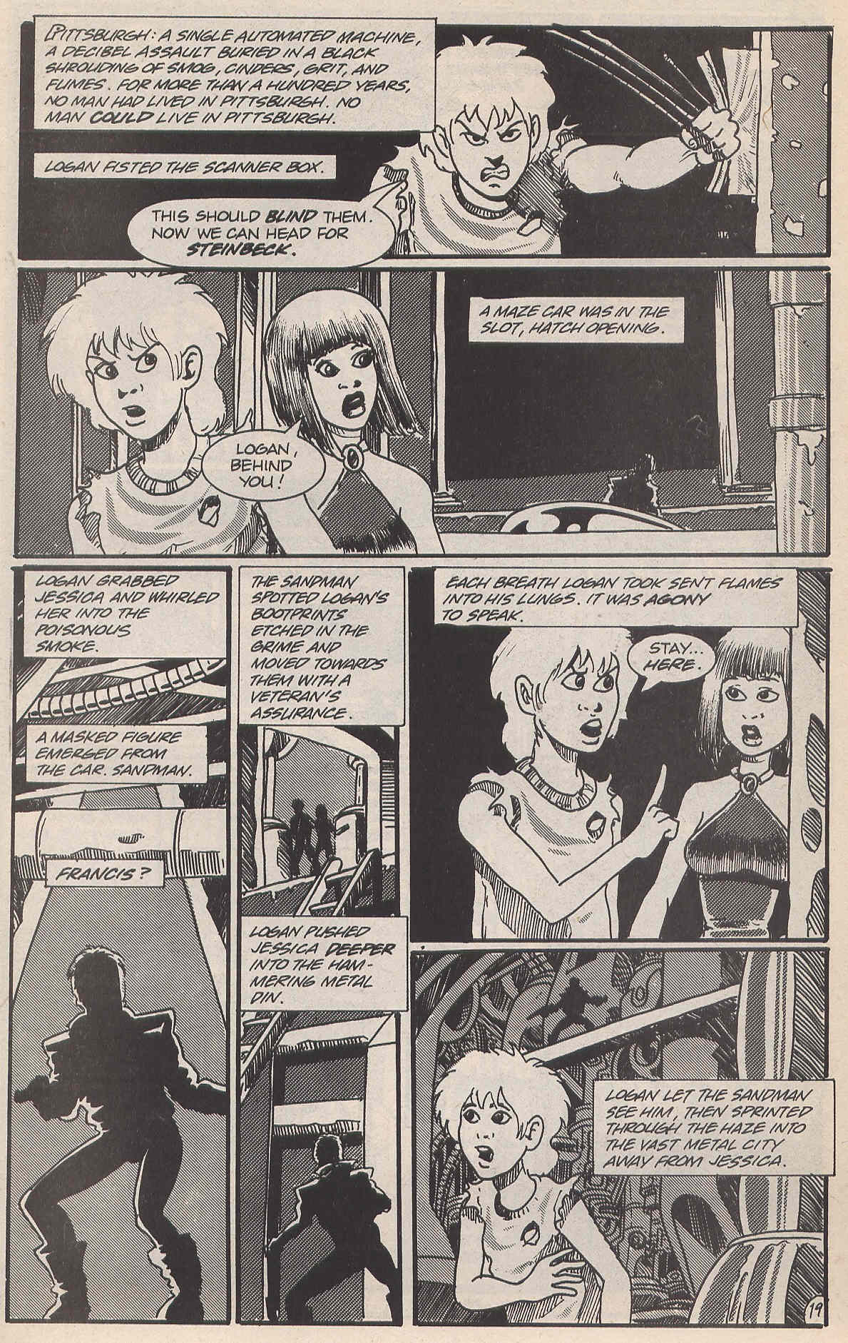 Read online Logan's Run (1990) comic -  Issue #6 - 21