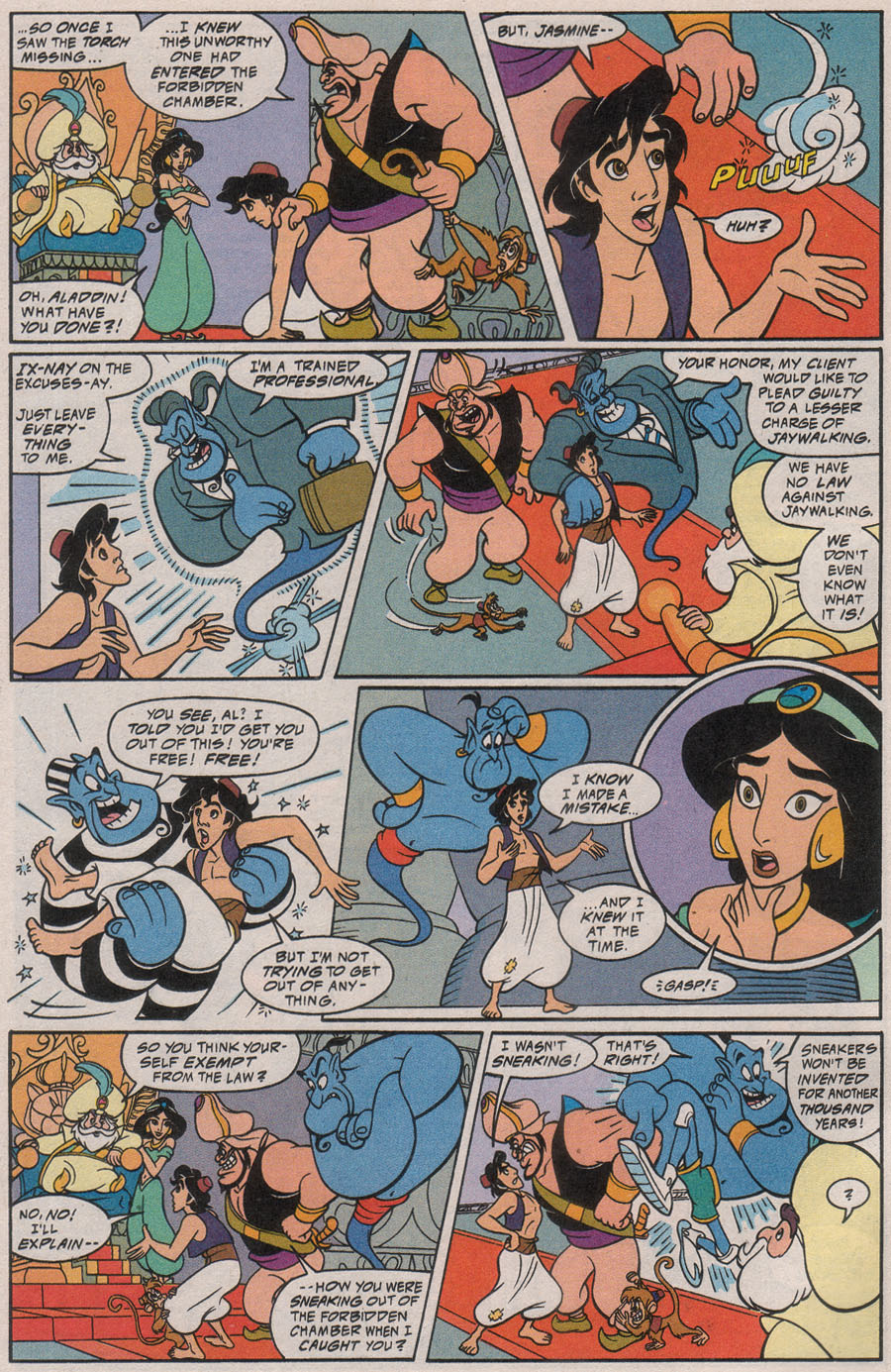 Read online Disney's Aladdin comic -  Issue #1 - 6