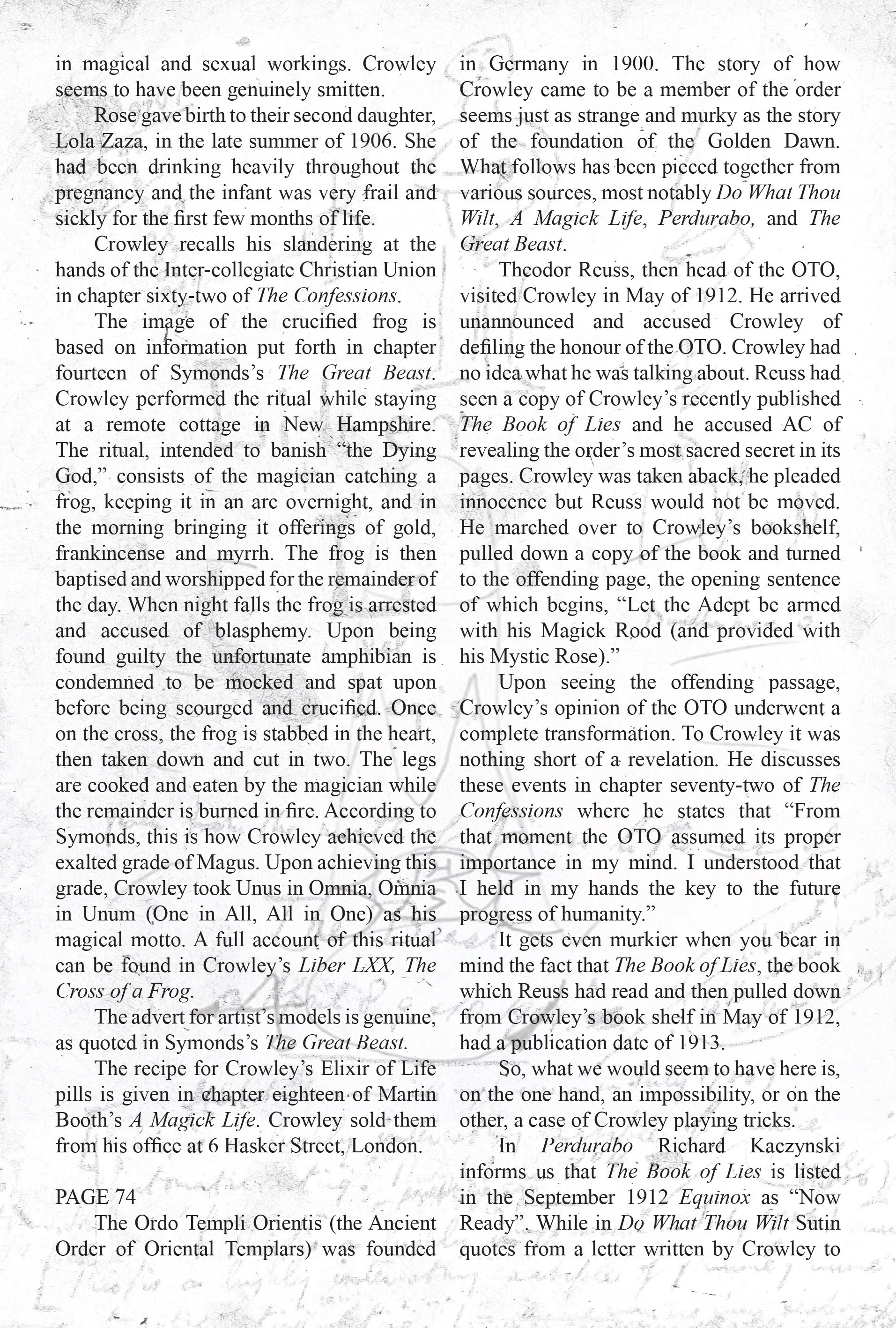 Read online Aleister Crowley: Wandering the Waste comic -  Issue # TPB - 136