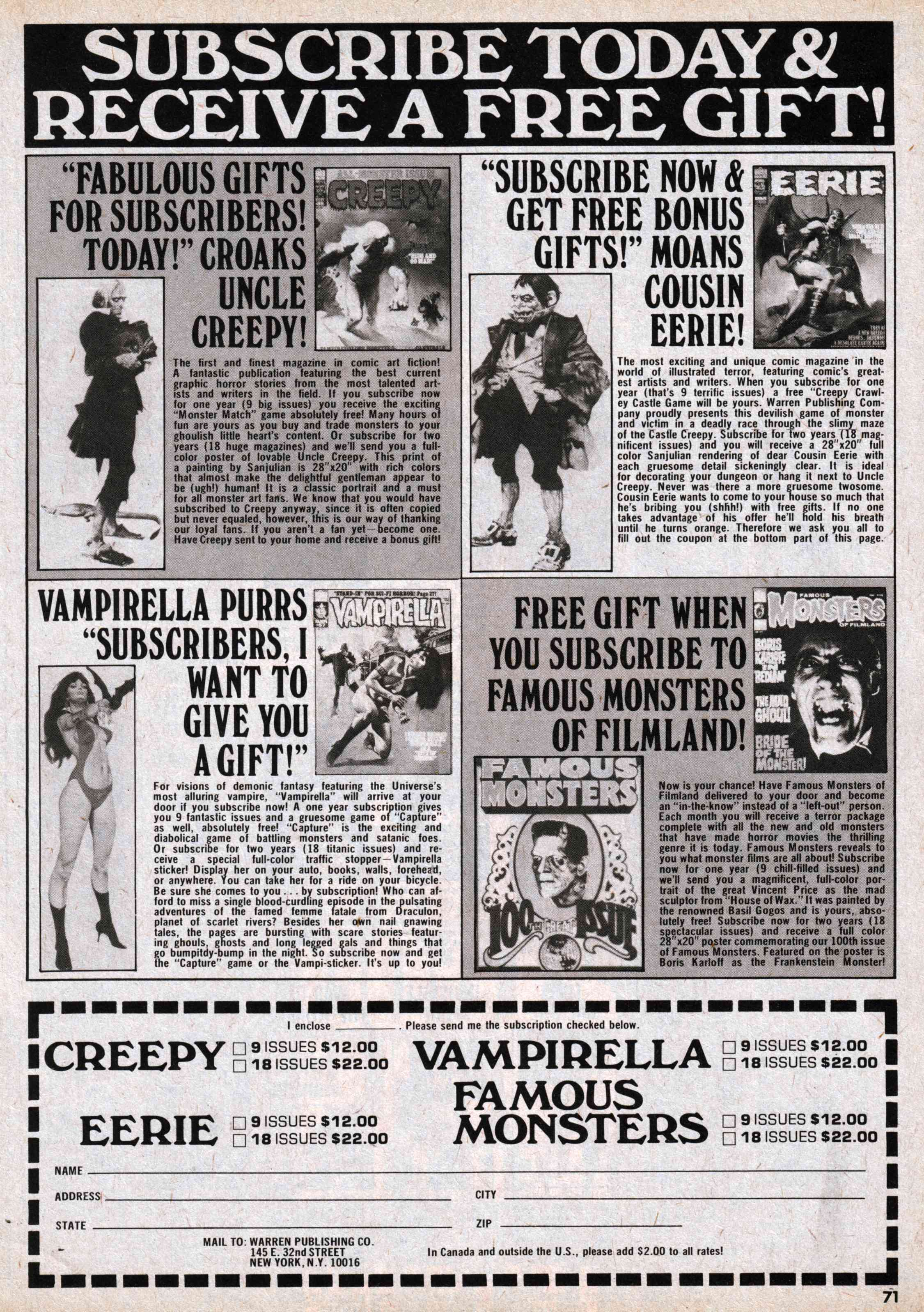Read online Vampirella (1969) comic -  Issue #57 - 71