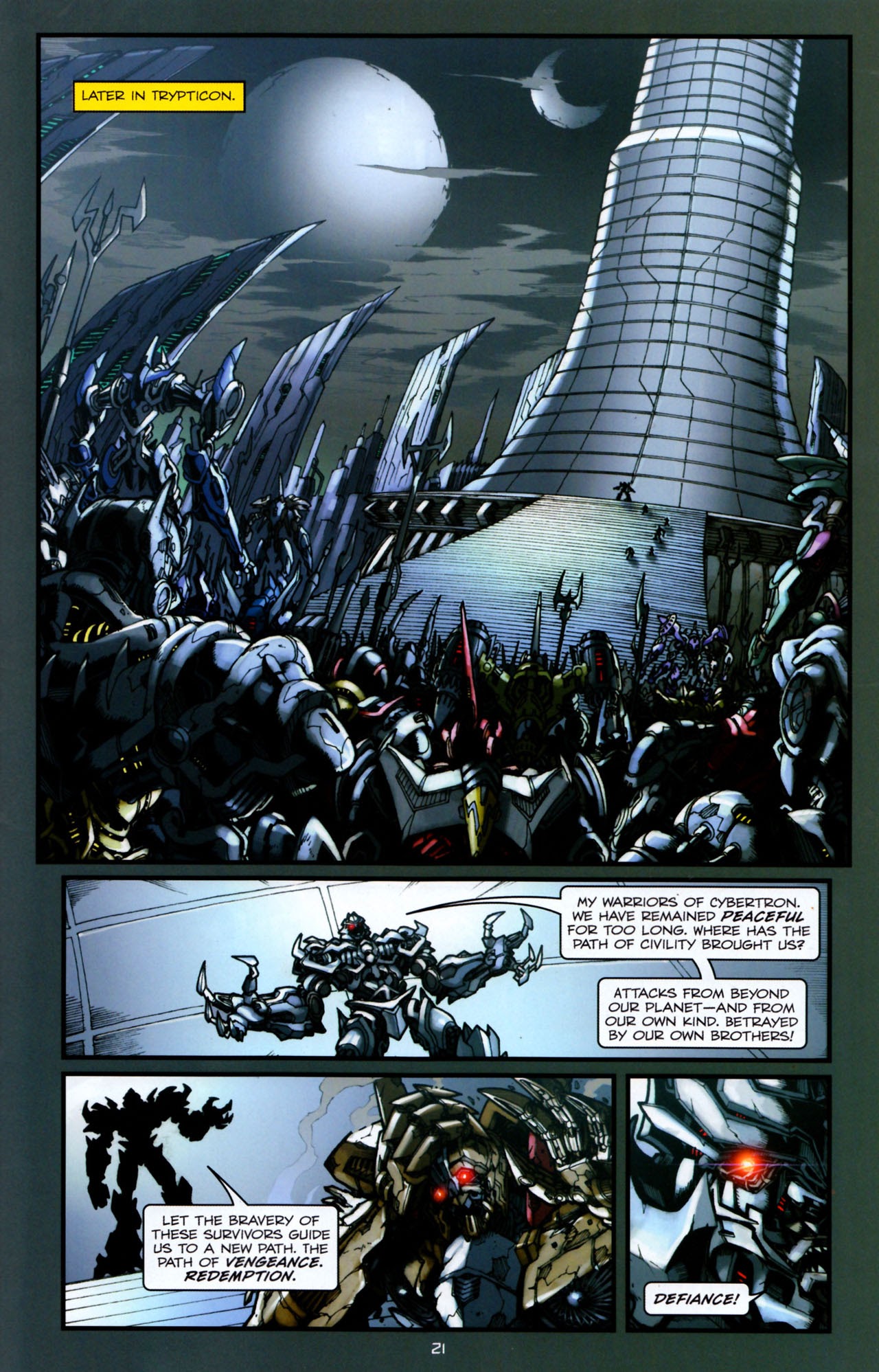 Read online Transformers: Defiance comic -  Issue #3 - 24