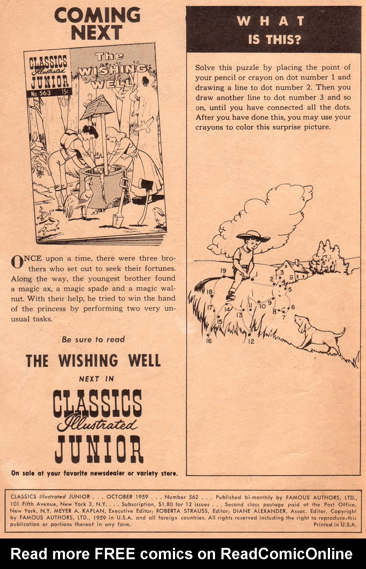 Read online Classics Illustrated Junior comic -  Issue #562 - 2