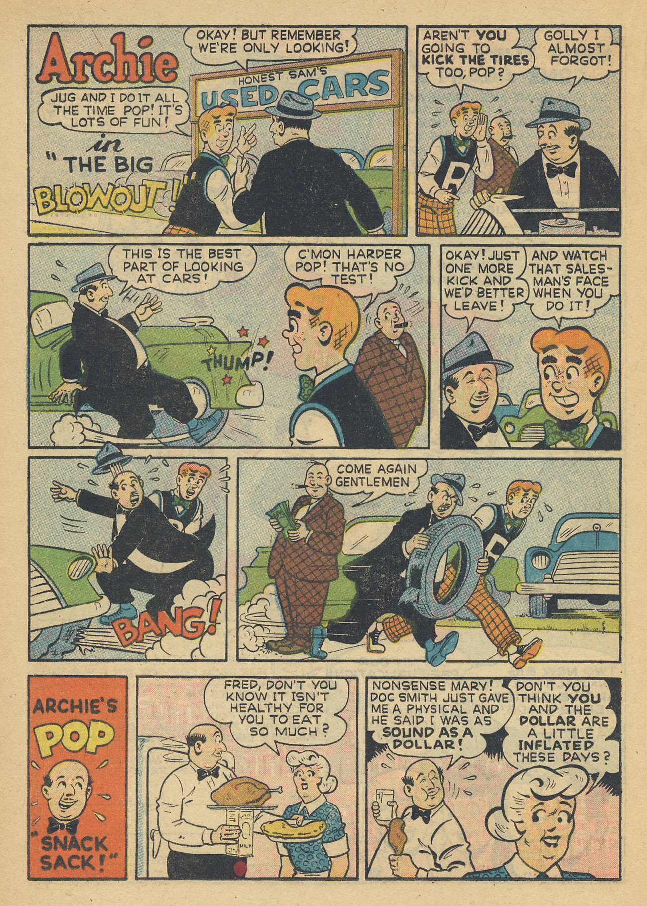 Read online Archie's Joke Book Magazine comic -  Issue #22 - 22